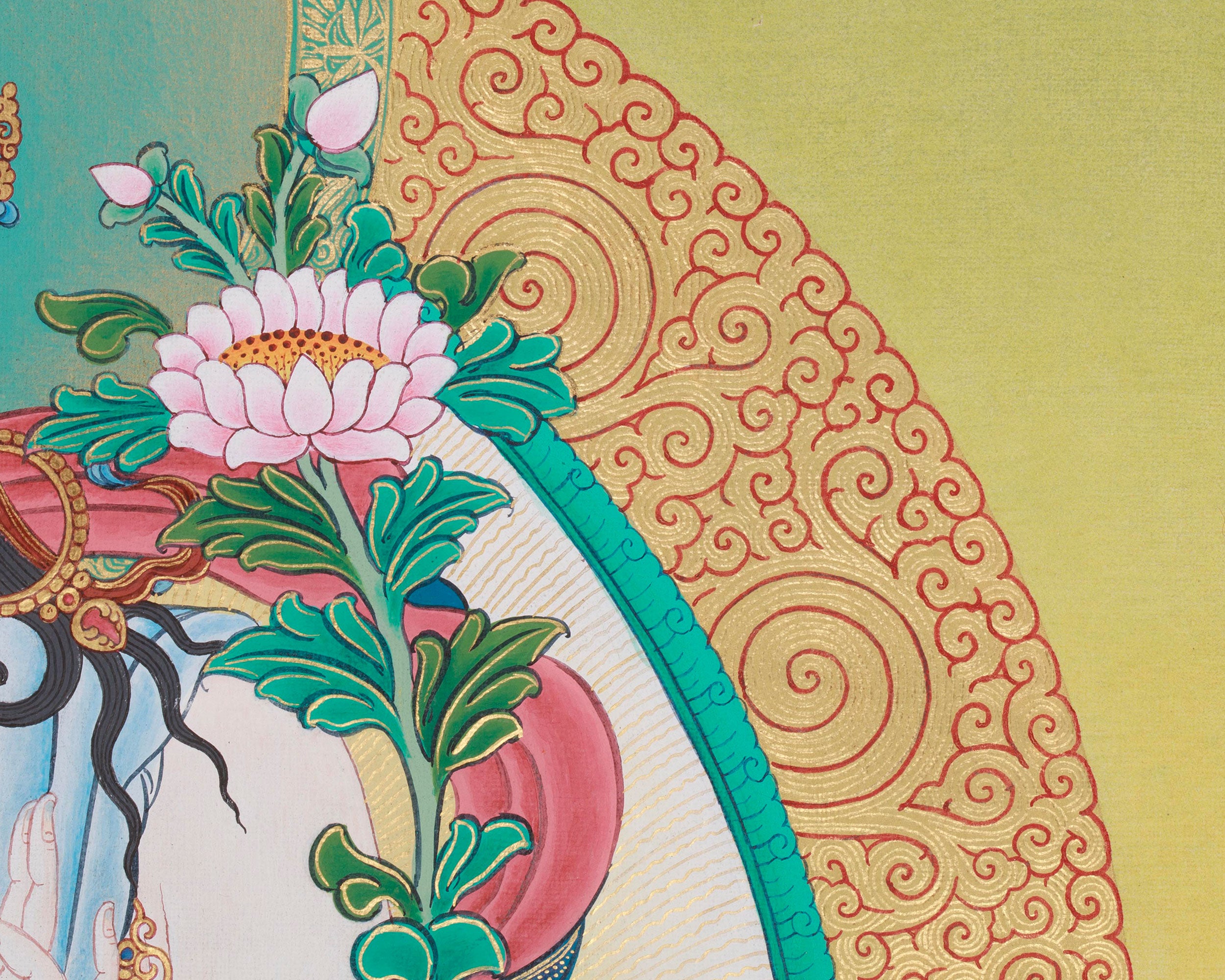 Female Buddha Tara Thangka | Symbol of Compassion and Enlightenment