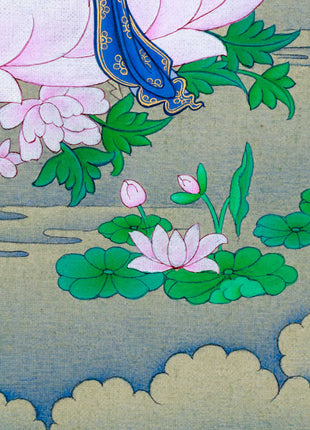 High Quality White Tara Thangka