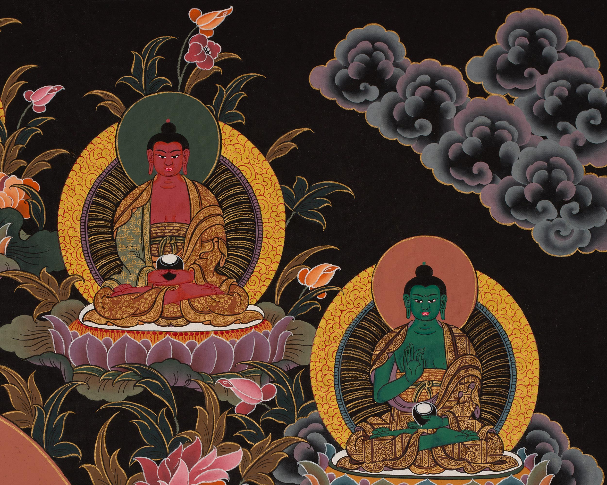 Original Green Tara Thangka | The Goddess of Compassion and Protection