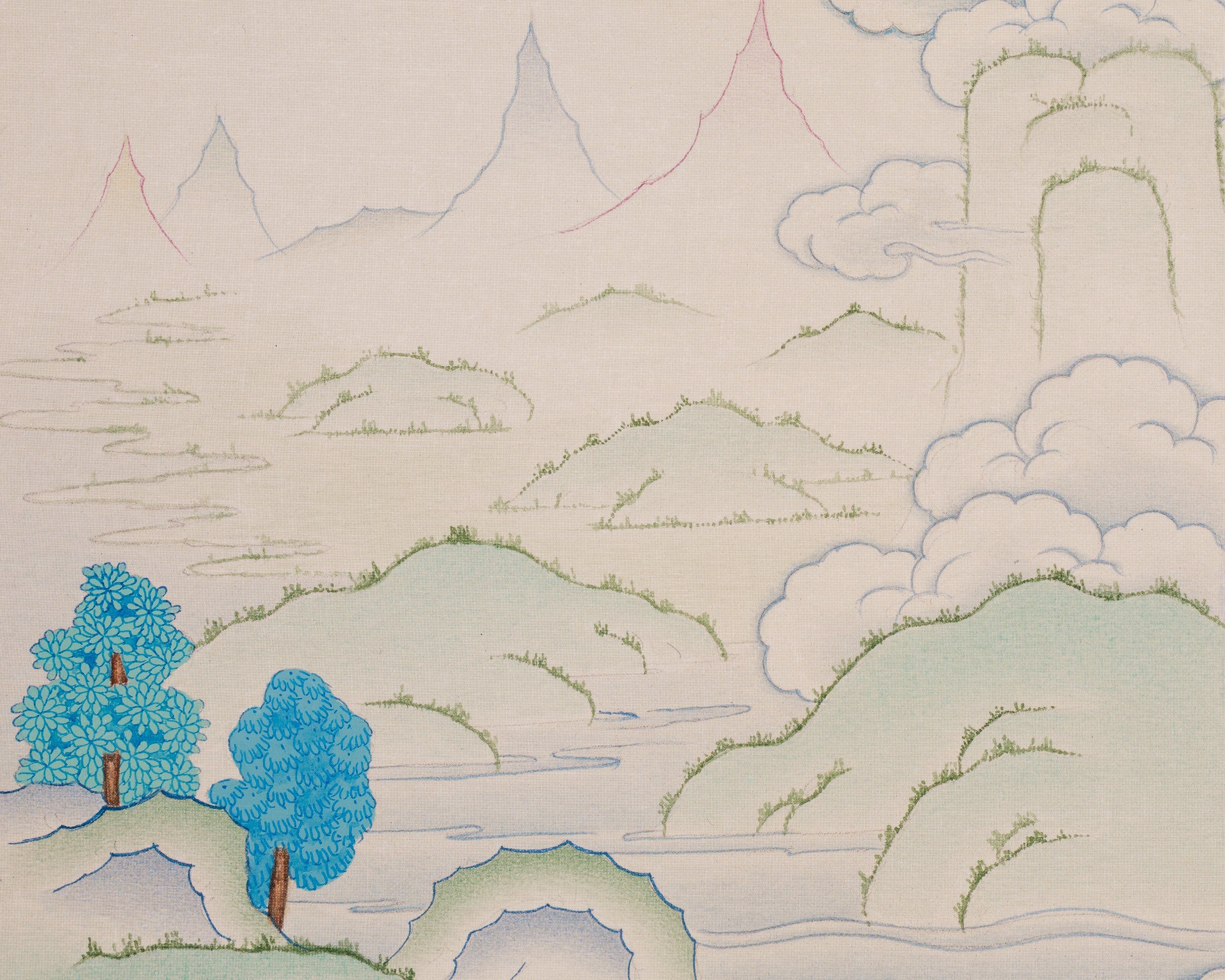 Thangka of Long-Life Deities: White Tara, Amitayus Buddha, and Namgyalma | Symbols of Protection