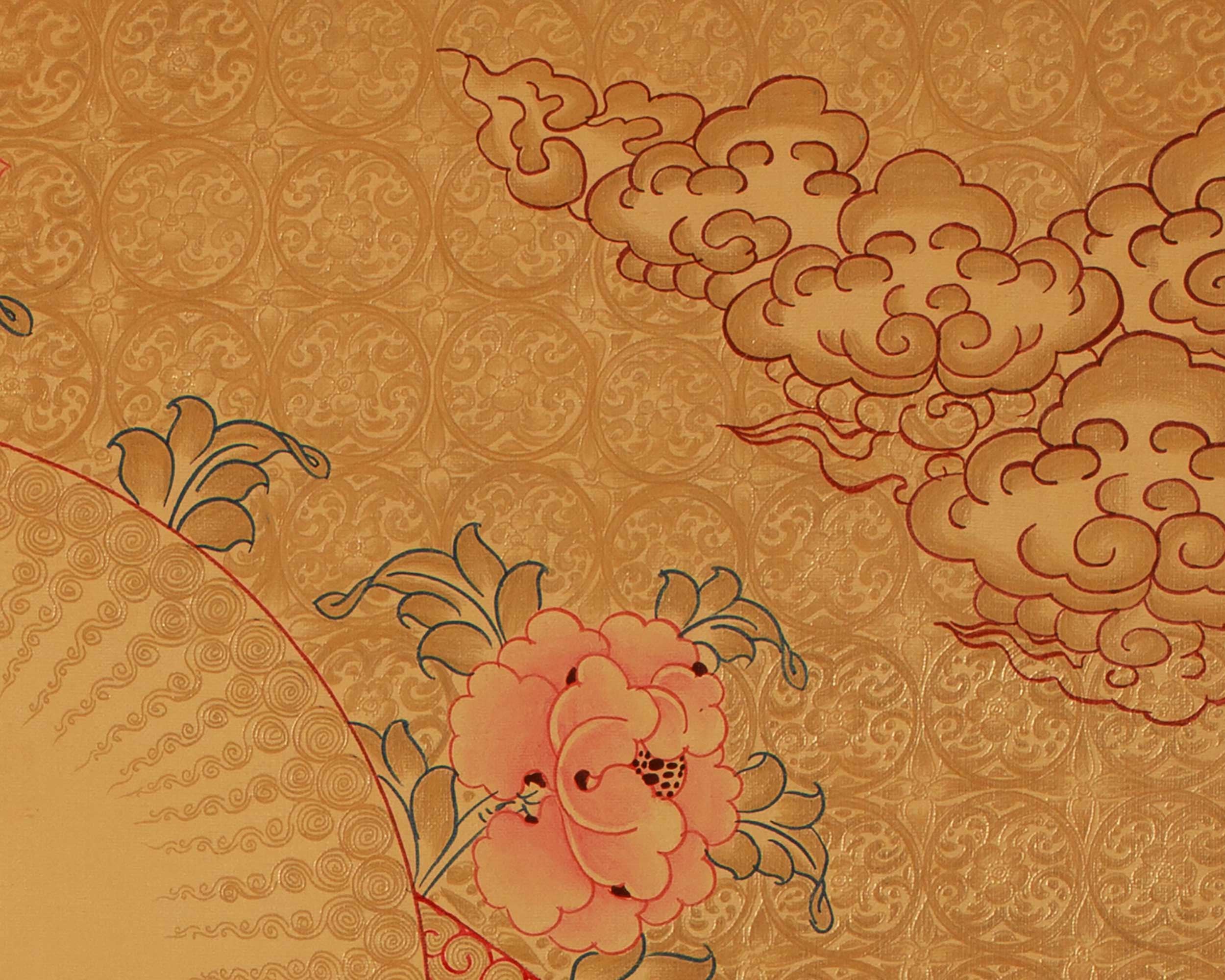 Shakyamuni Buddha Thangka Painting | Wall Hanging Decor