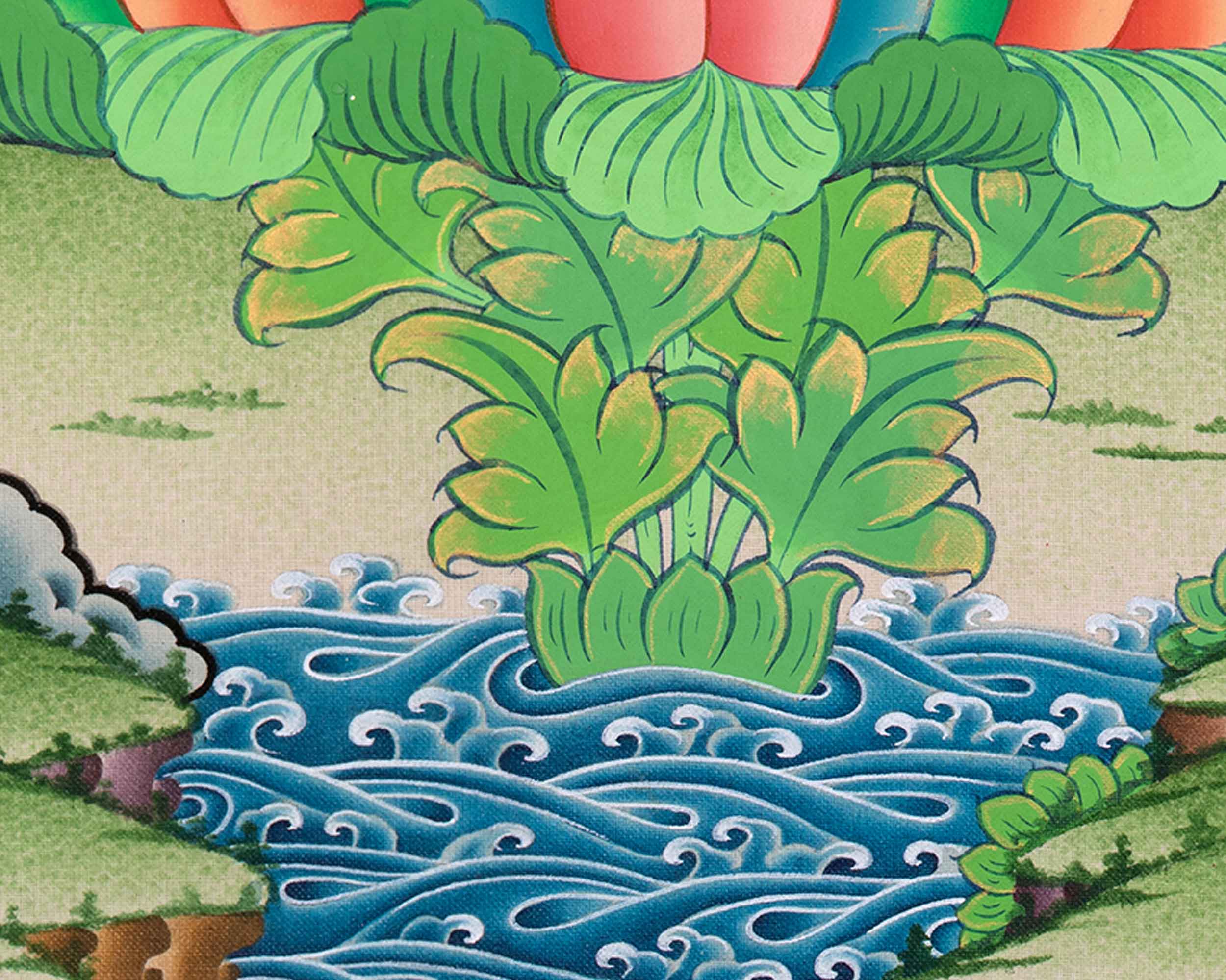 Vajradhara with Union Thangka | The Primordial Buddha | Union of Wisdom and Compassion