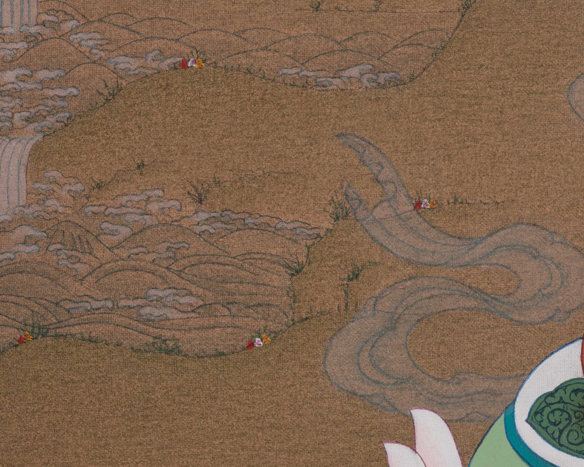 Chenrezig Embodiment of Compassion Thangka | The Bodhisattva Avalokiteshvara