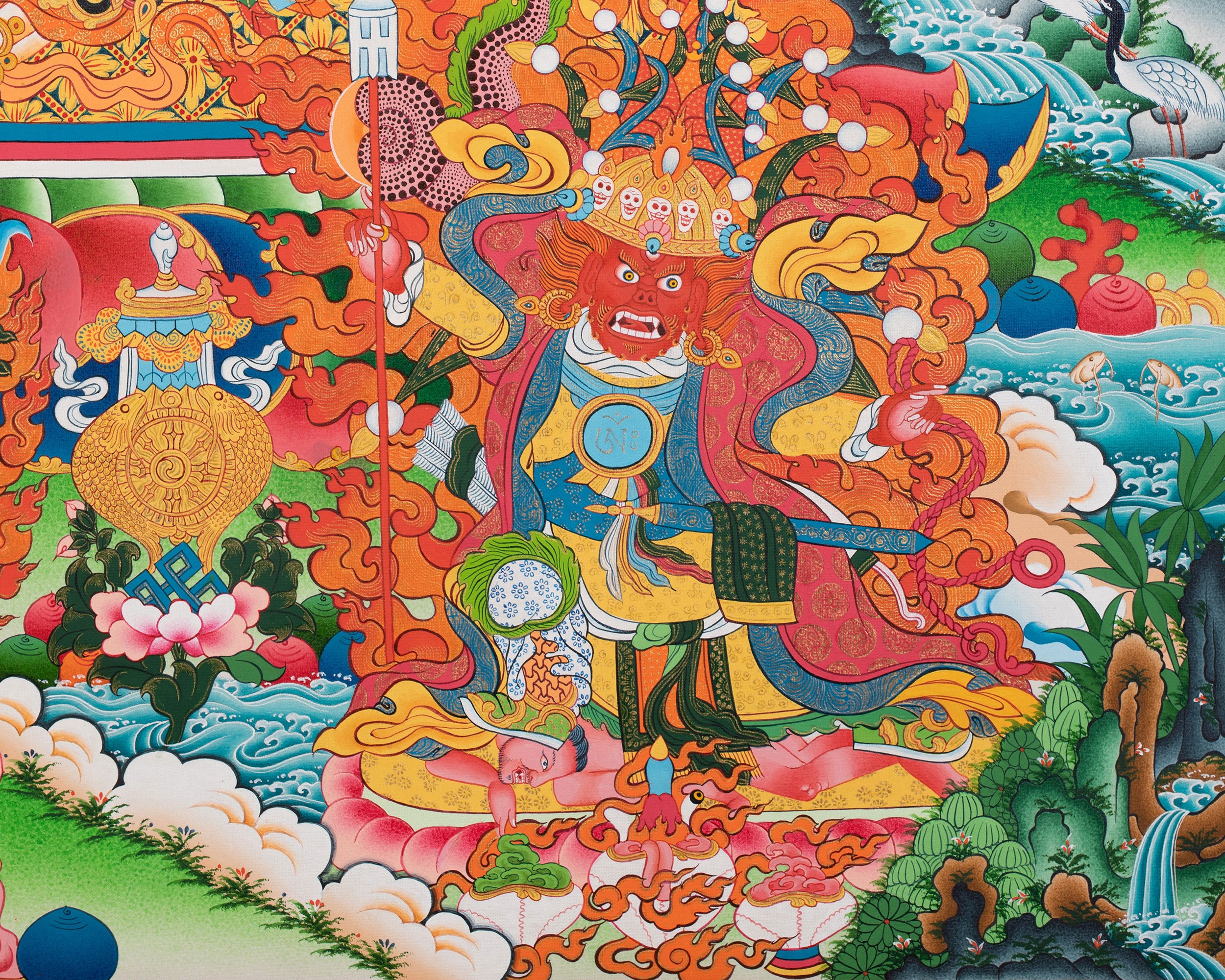 Kalachakara with Vishvamata | Tantric Deity | Wall hanging