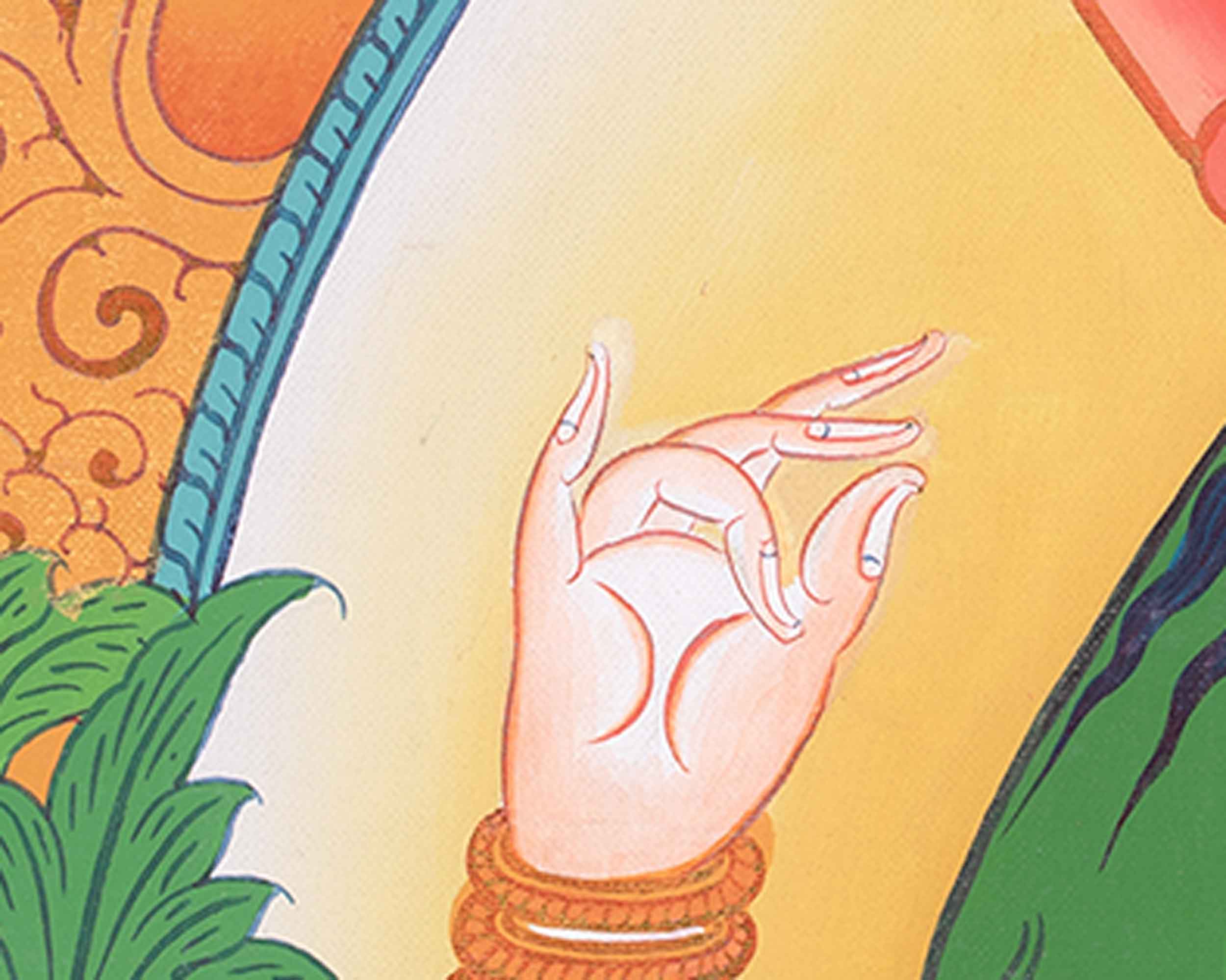 Traditional Chenresig Thangka | The Bodhisattva Of Compassion | Religious Wall Decors