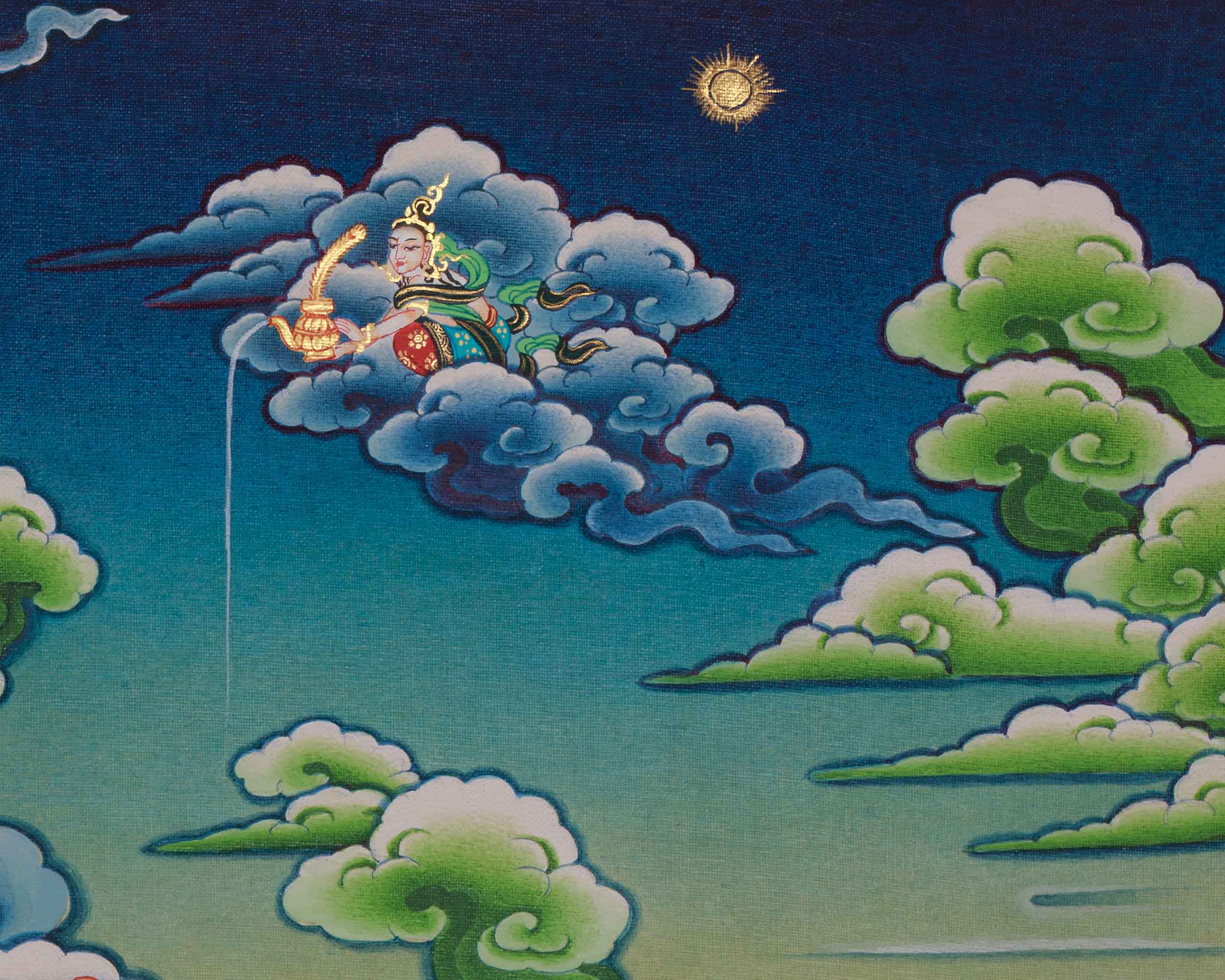 Guru Rinpoche Precious Master Thangka | The Tantric Master Who Transformed Tibet with Wisdom