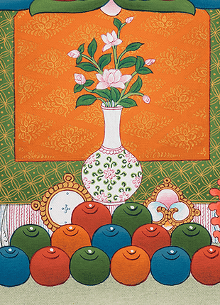 Hand-Painted Sakya Master Thangka Art | Journey to Enlightenment | Thangka Art for Positive Energy