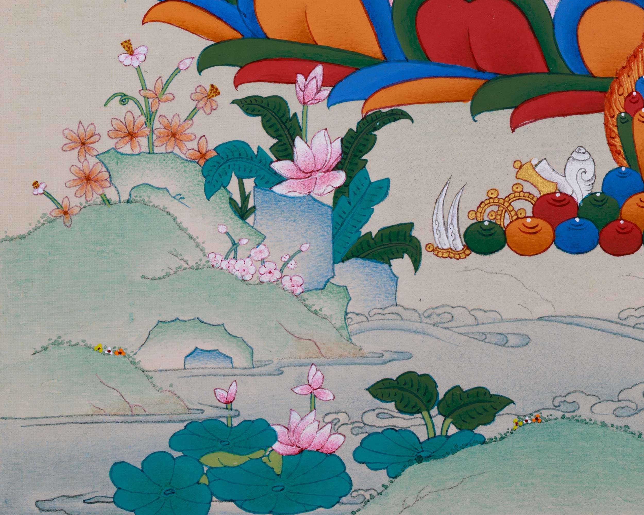 Namgyalma  Thangka: Ushnisa Vijaya