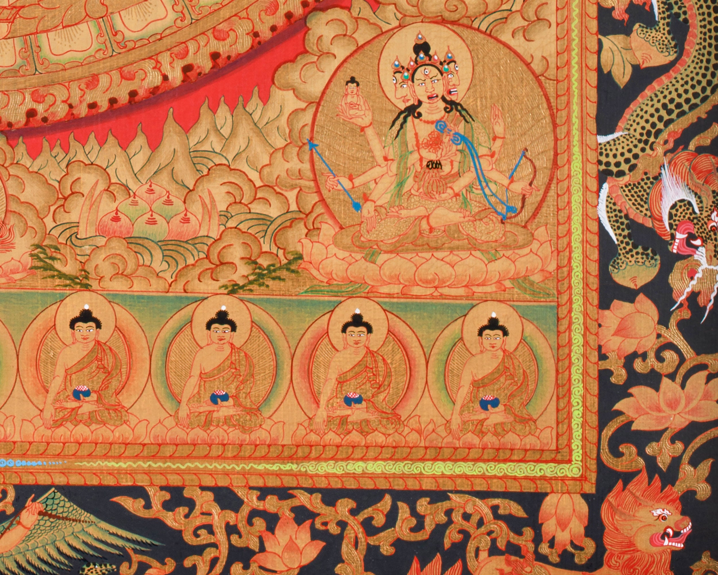 Golden Sita Tara Mandala | Sacred Symbol of Compassion & Wisdom