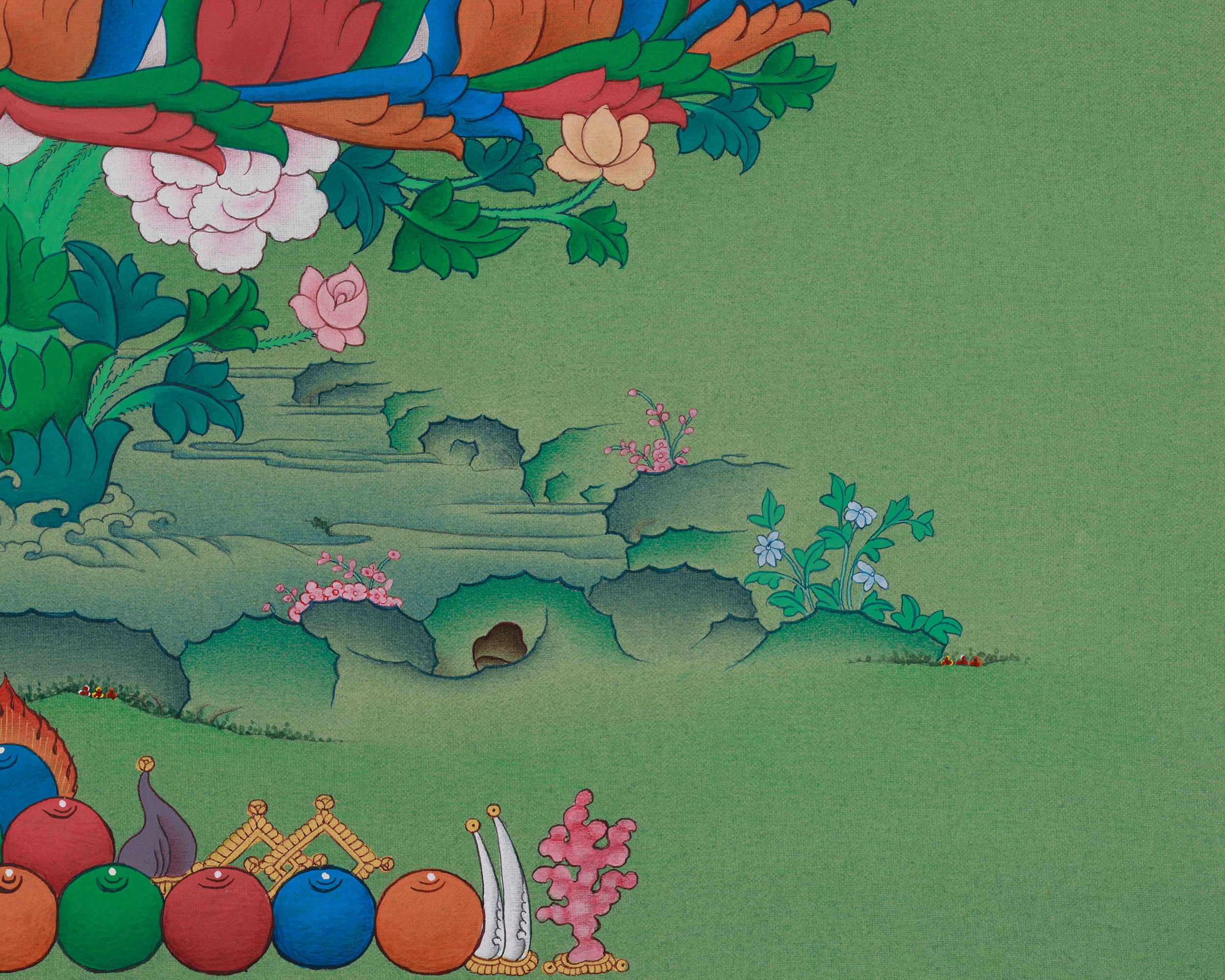 Buddhist Guru Rinpoche Artwork | Spiritual Transformation | Sacred Art