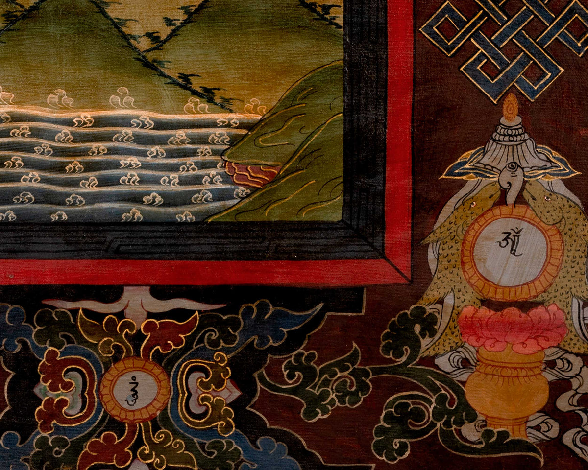 Amoghasiddhi Mandala | Religious Buddhist Thangka | Wall Decors
