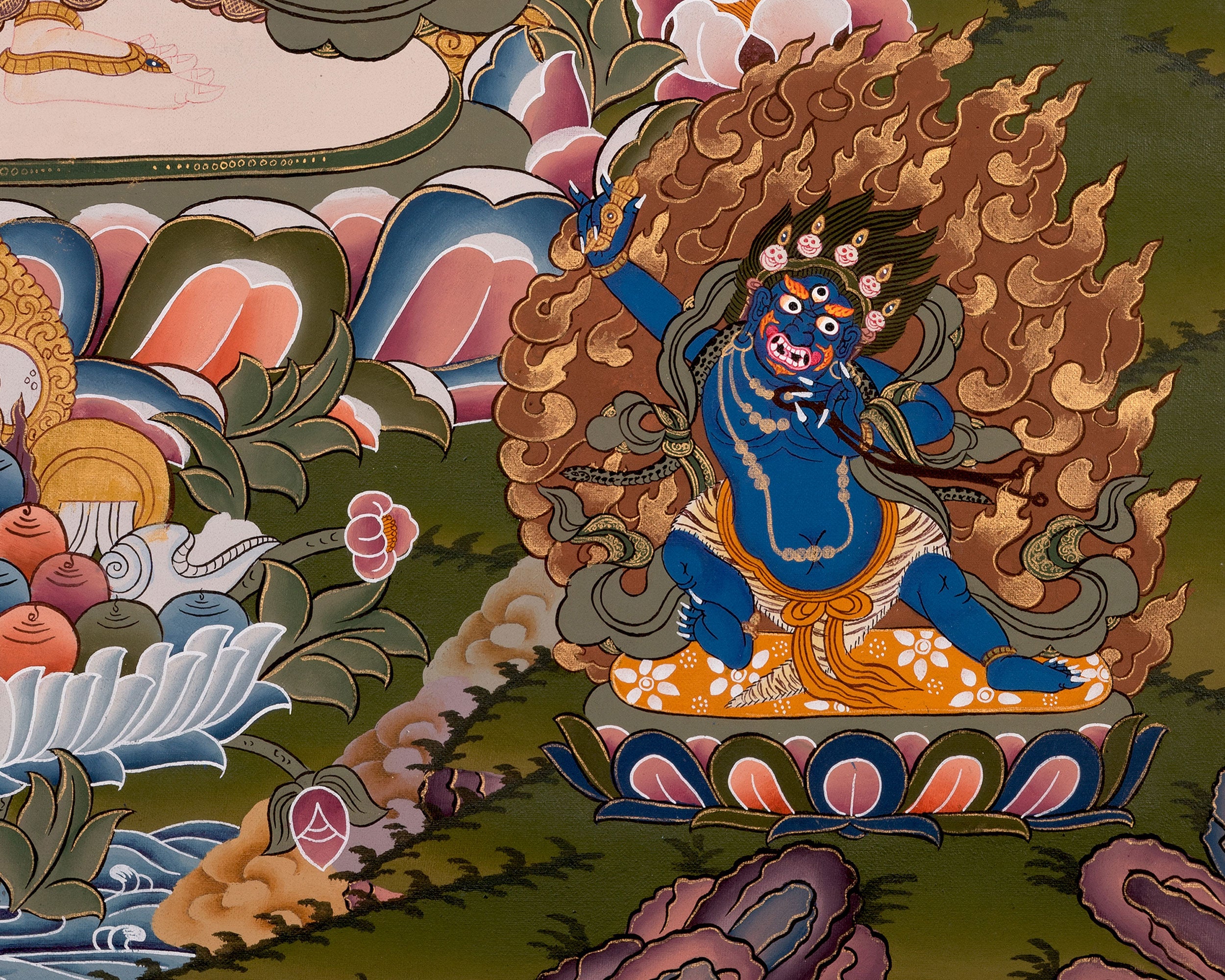 Thousand Armed Avalokiteshvara Painting | Buddhist Art of Mercy and Enlightenment