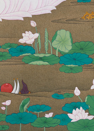 Shyama Green Tara Thangka Painting | Buddhist Goddess of Compassion and Resilience