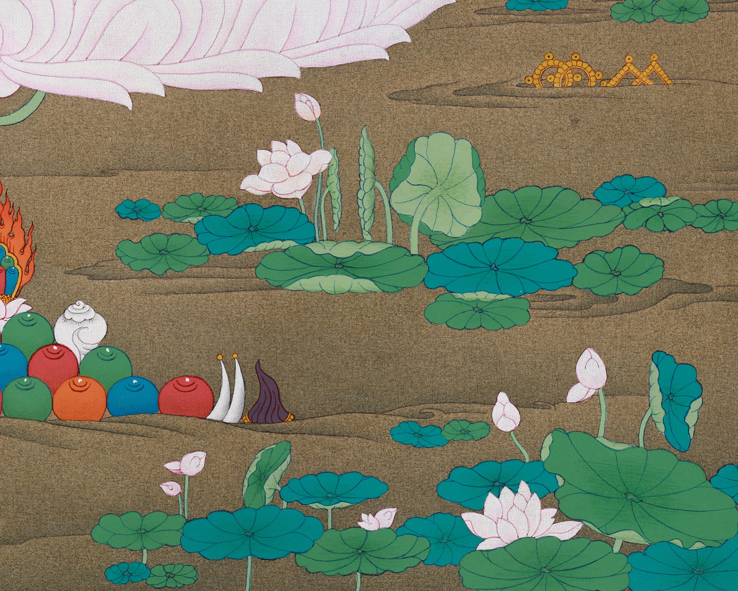 Shyama Green Tara Thangka Painting | Buddhist Goddess of Compassion and Resilience