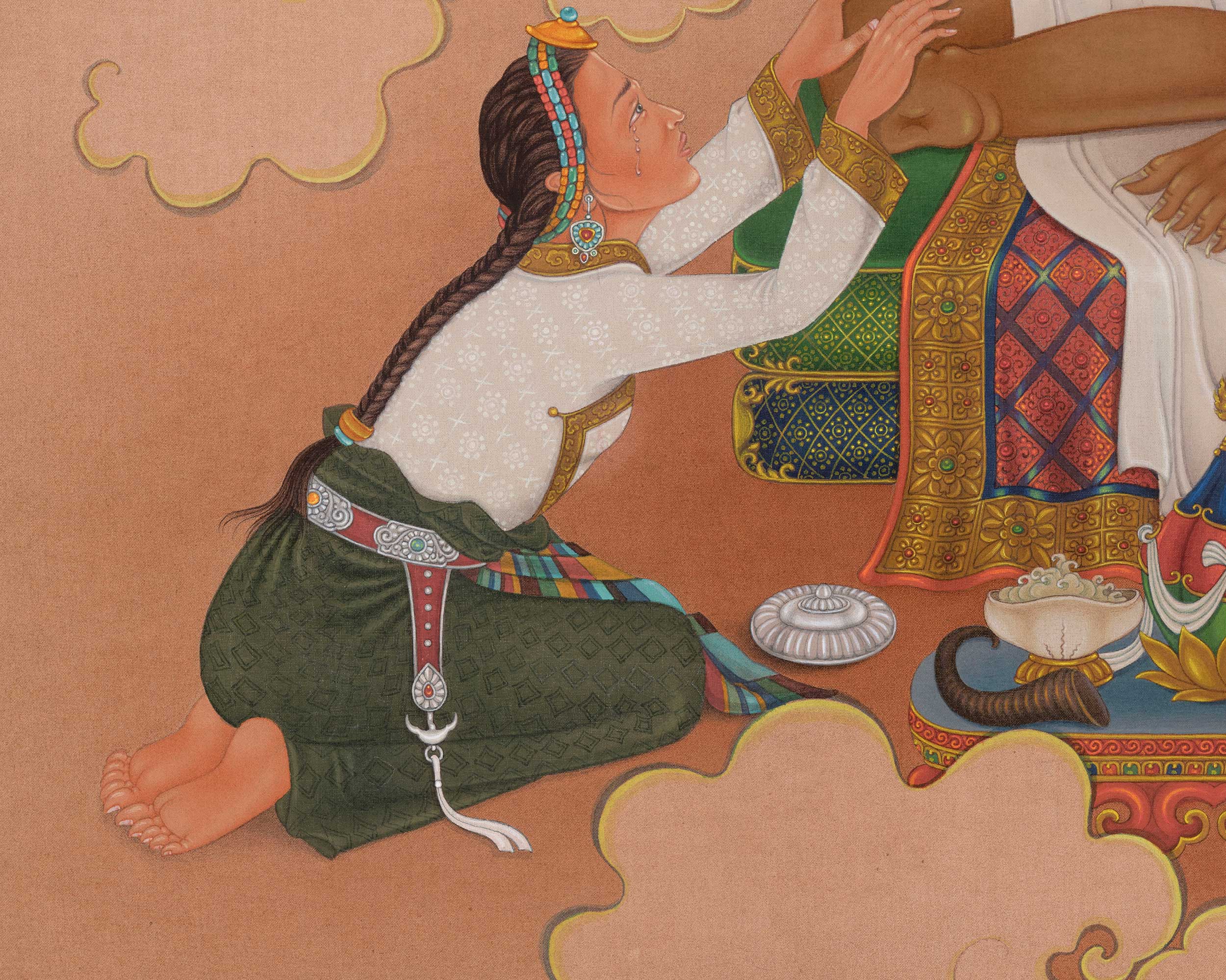 Milarepa Tibetan Art | Himalayan Master of Meditation and Enlightenment | Home Decor