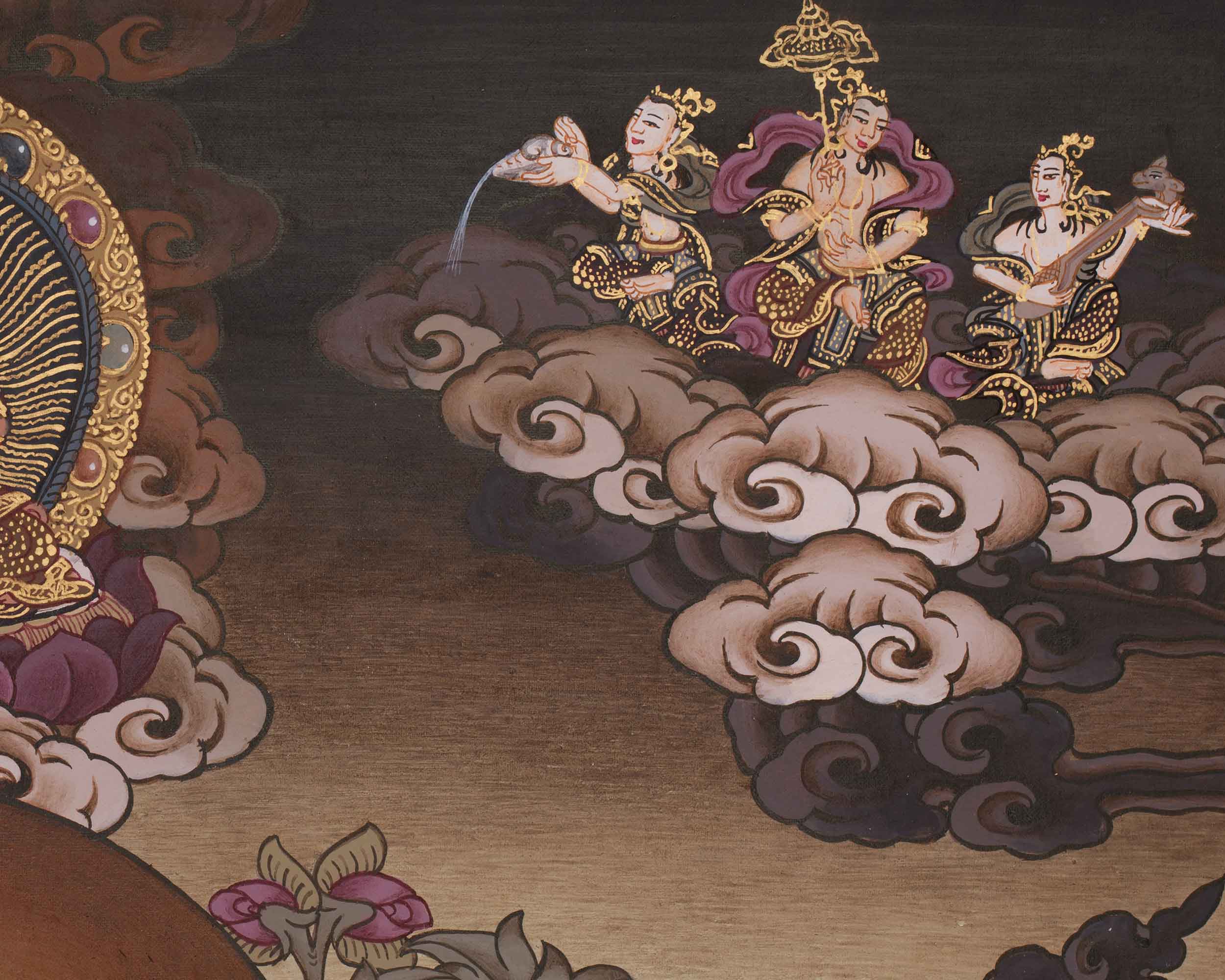 Spiritual Thangka Of White Tara | Healing Goddess | Traditional Art