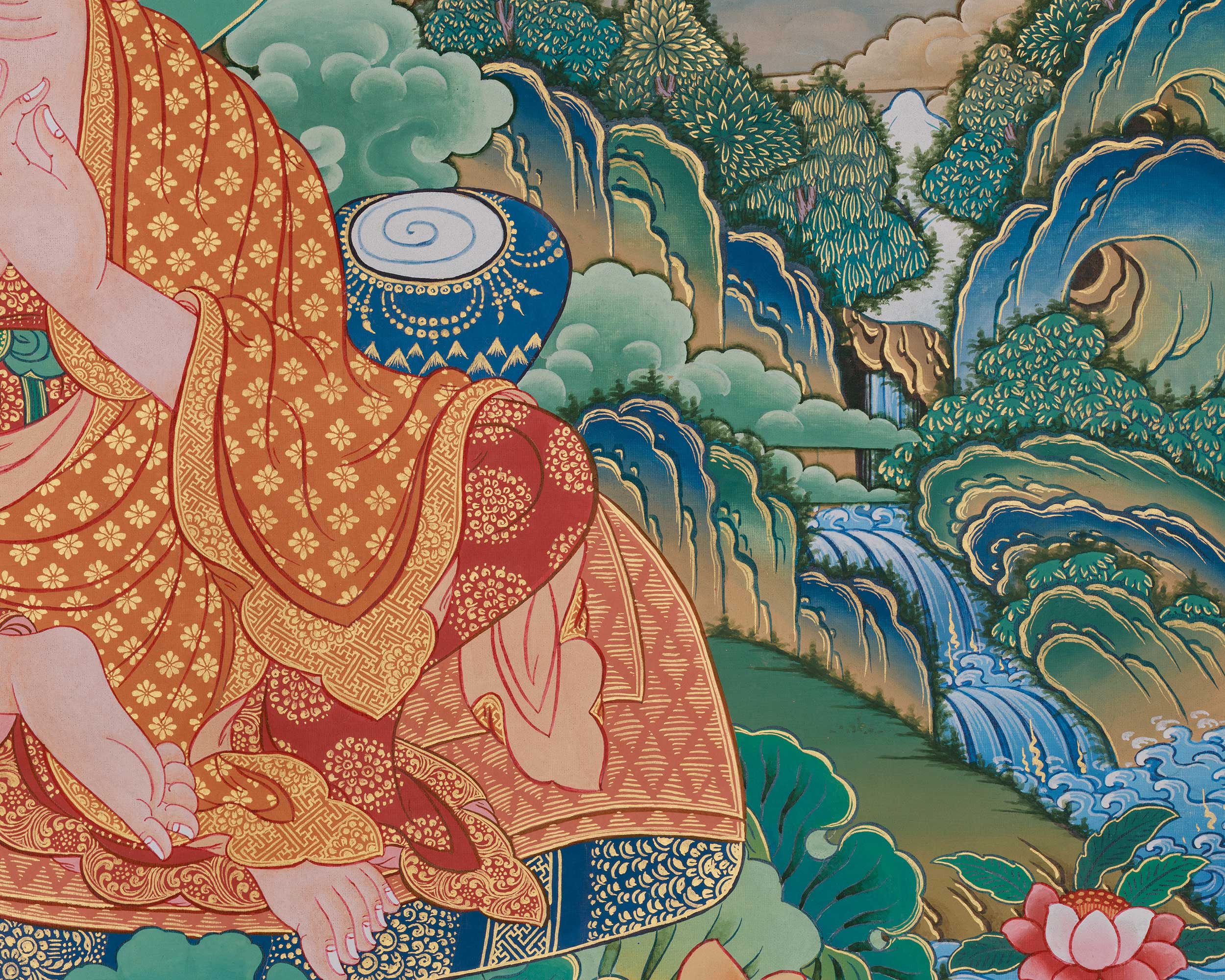 Nagarjuna Artwork | A Divine Depiction of the Buddhist Philosopher and Scholar