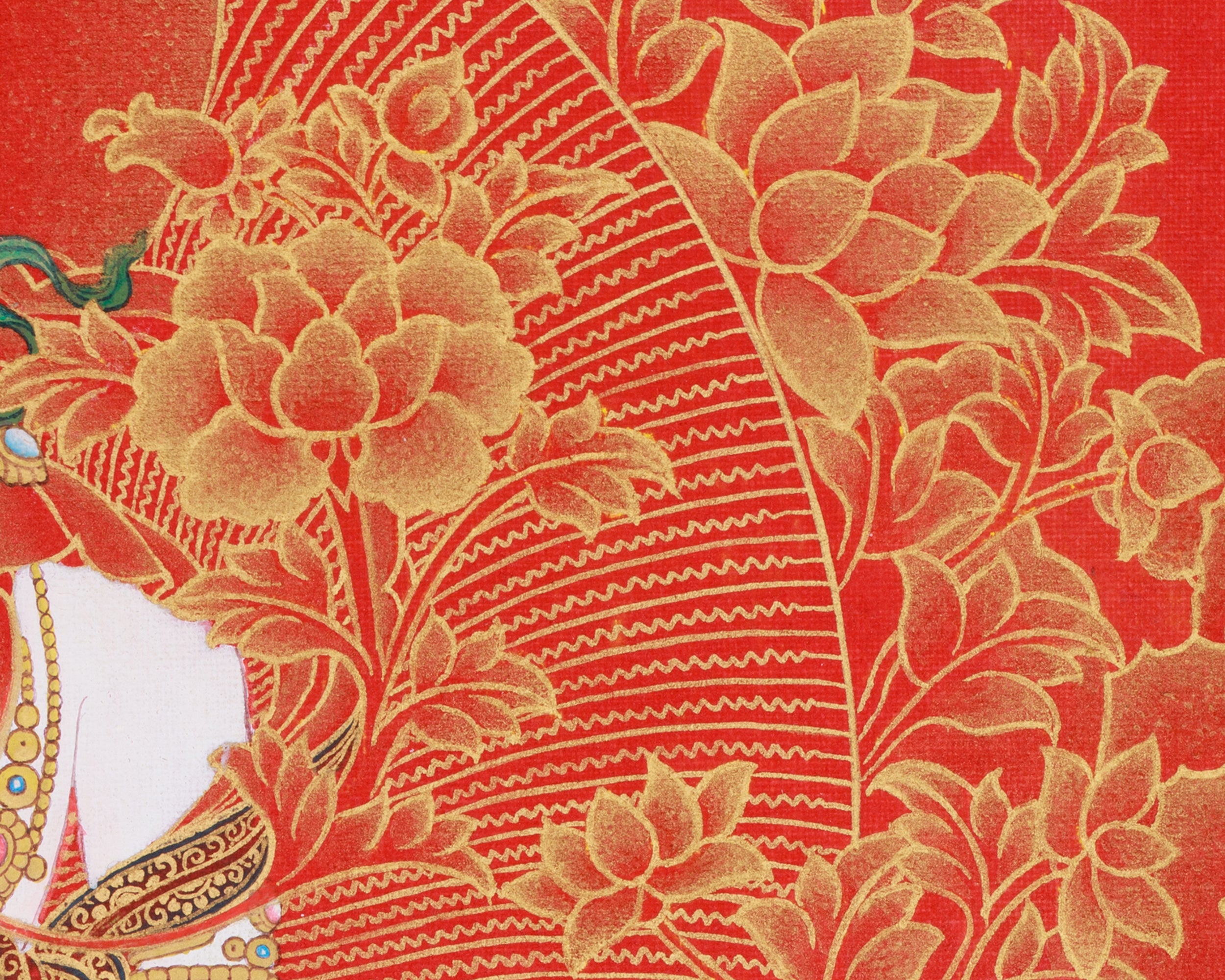 Tibetan Healing Goddess White Tara | The Seven-Eyed Protector of Compassion
