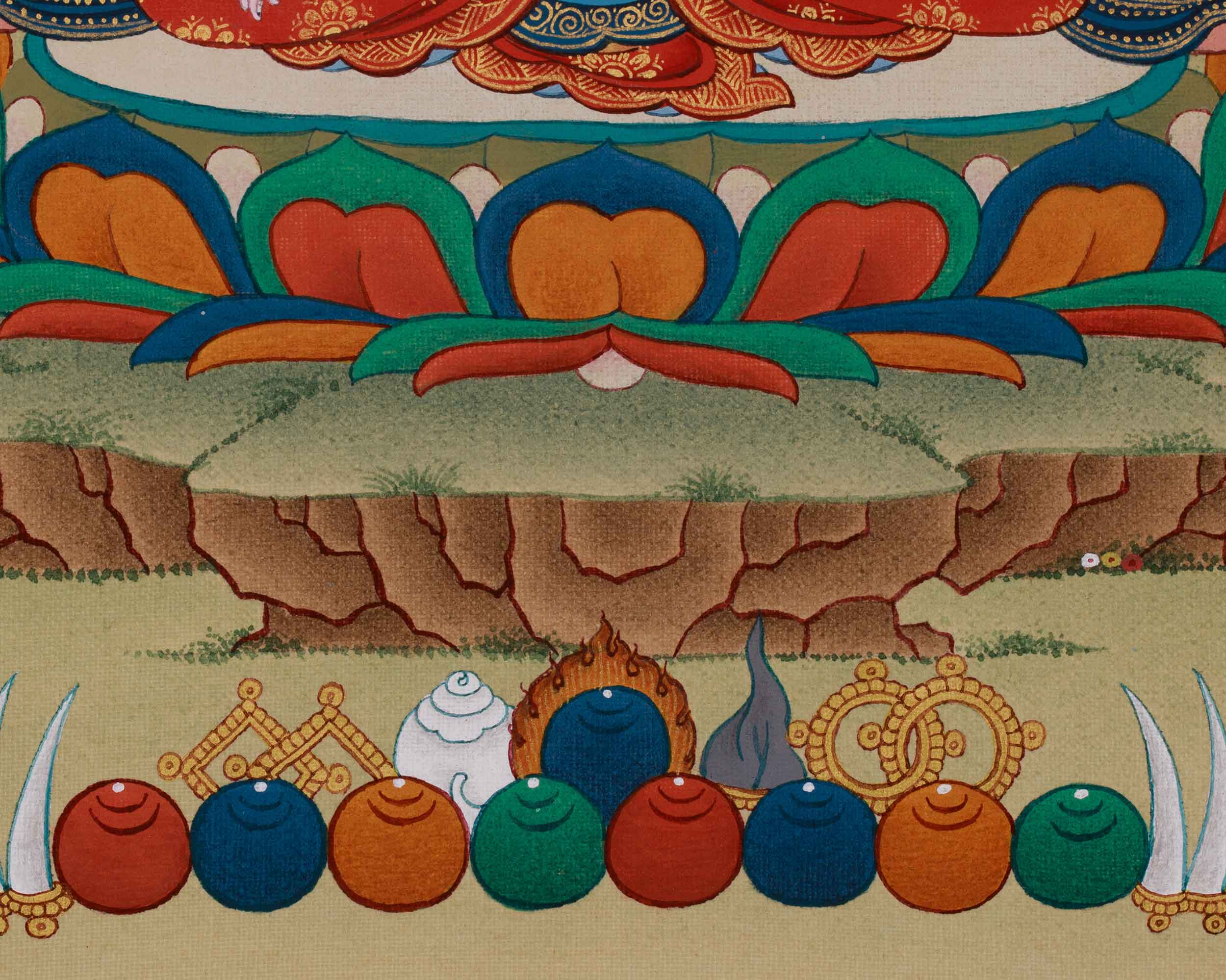 Goddess White Tara thangka | Symbol Of Compassion