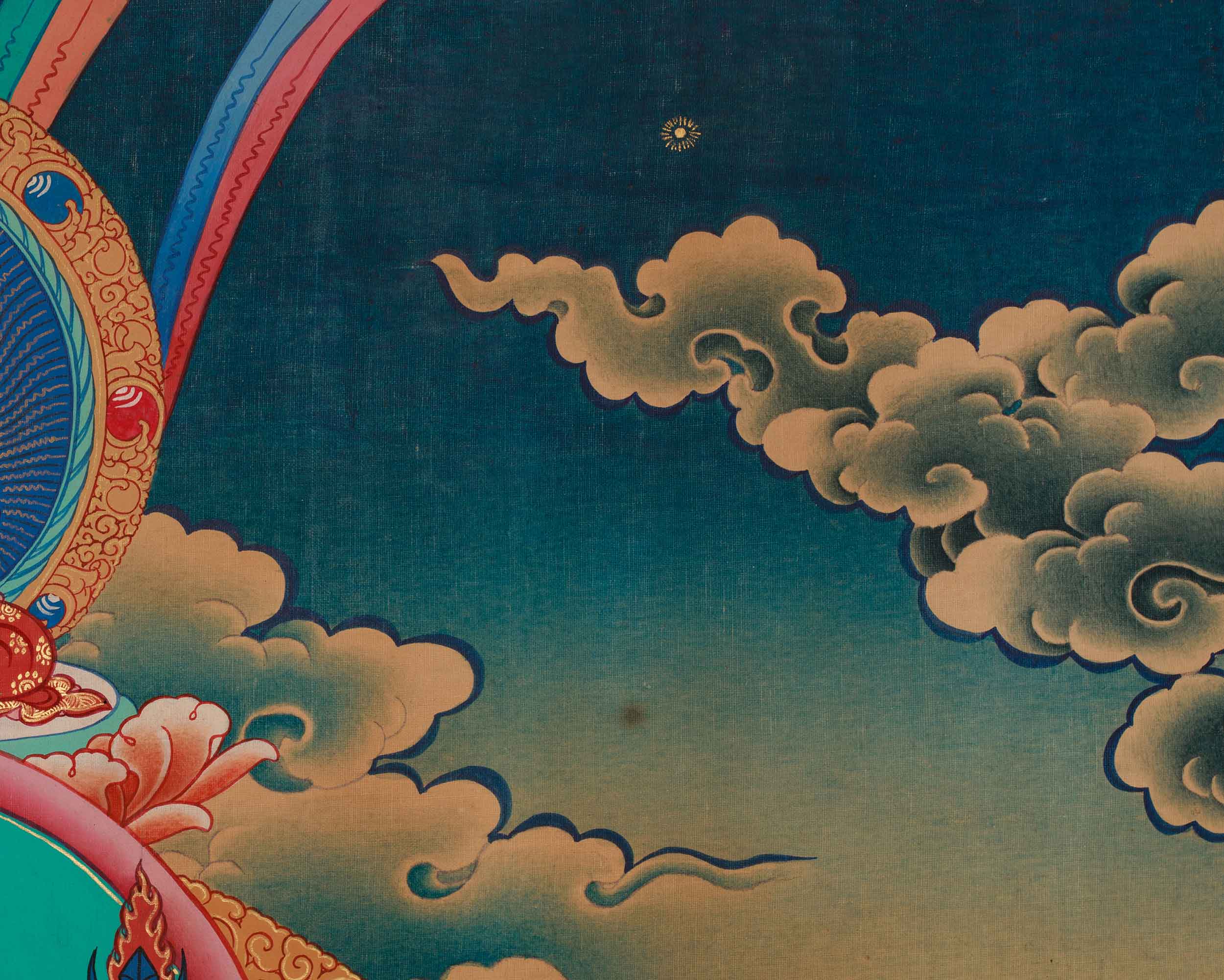 Spiritual Thangka Of Guru Rinpoche | Guru Padmasambhava