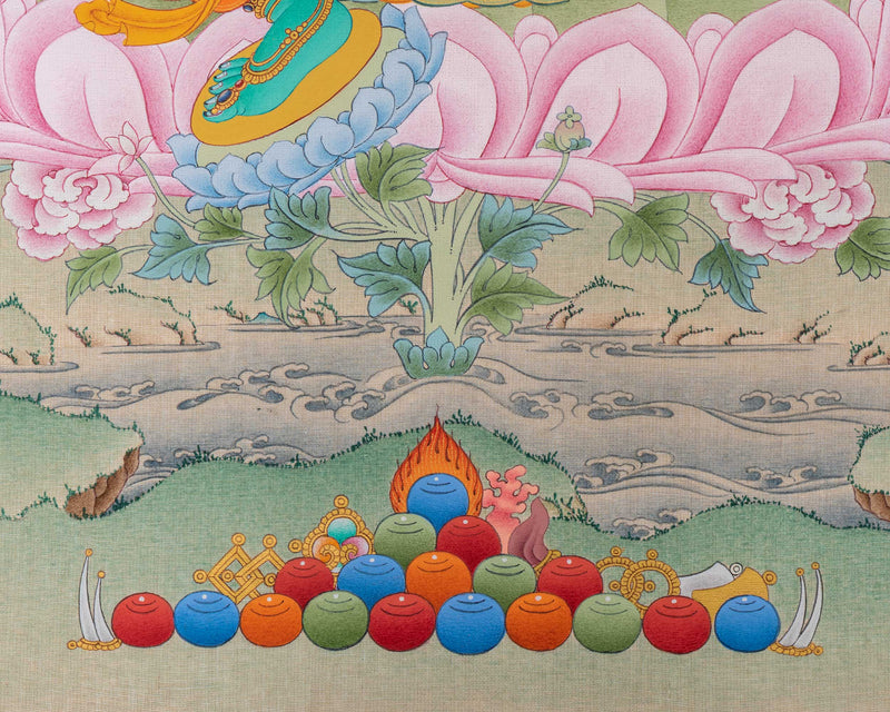 Arya Tara Digital Print | Mother Green Tara Artwork | Buddhist Gift Ideas