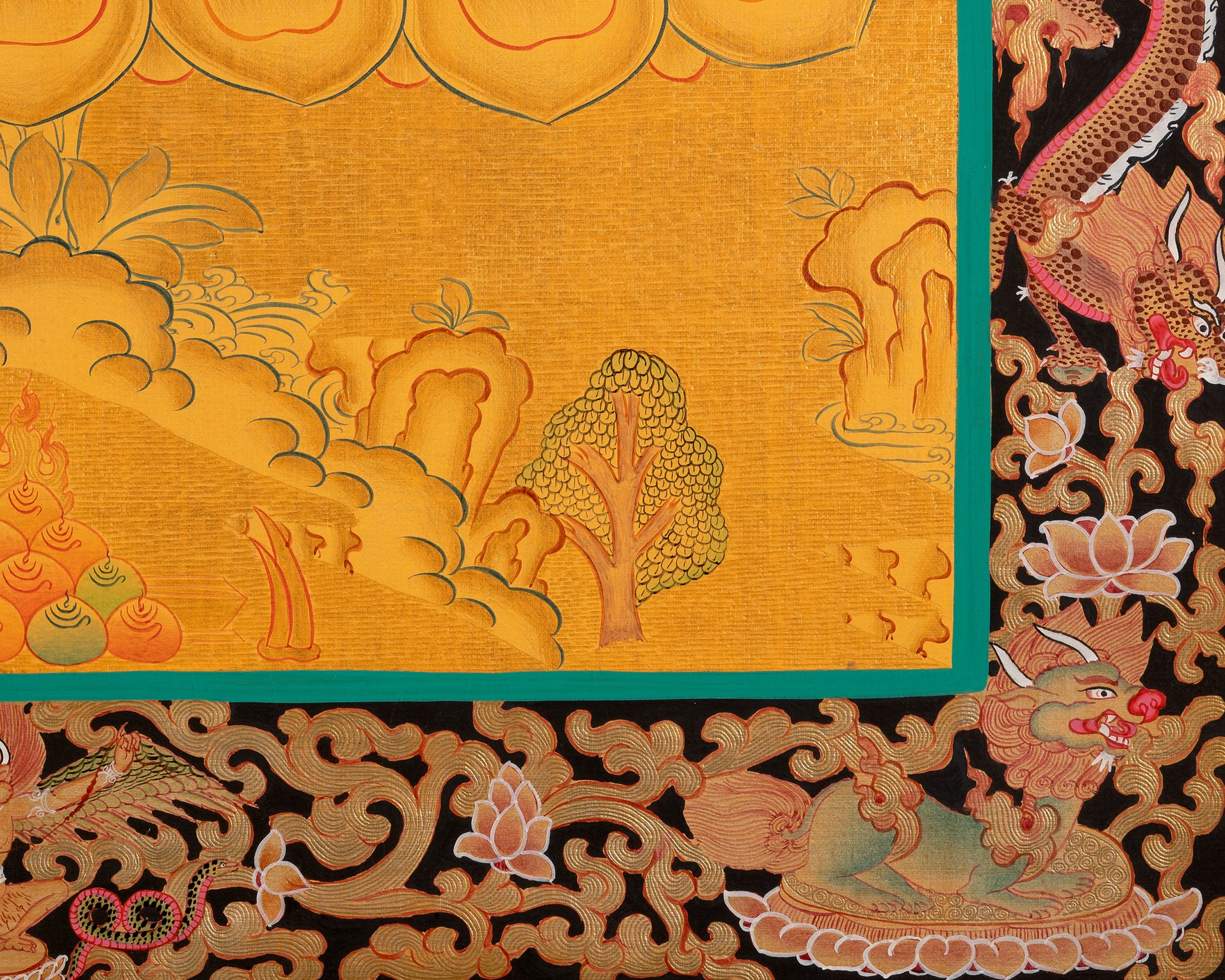 Vajrapani Thangka | Wall Hanging Canvas Art