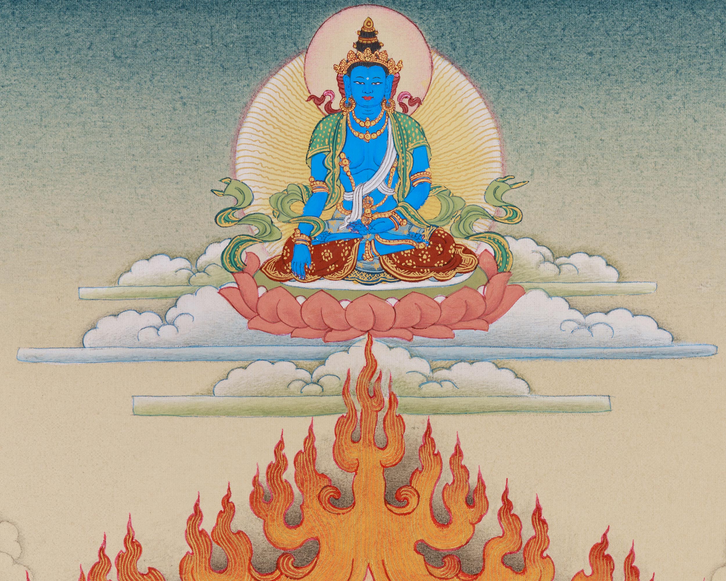Buddhist Tantric Deity Chakrasamvara | Wheel of Supreme Bliss