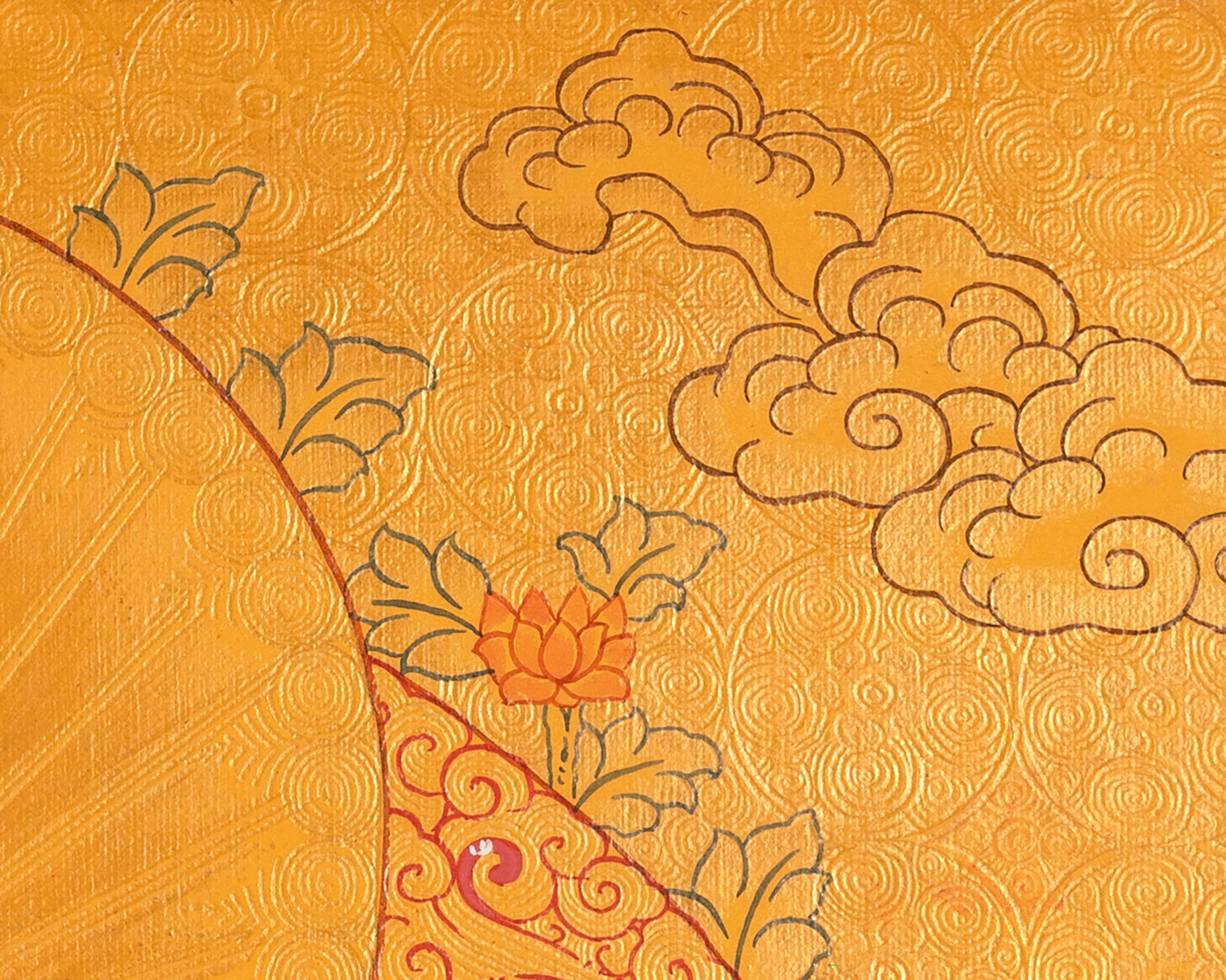 Vajrasattva Tibetan Thangka Painting | The Deity Who Purifies Karma and Restores Spiritual Clarity