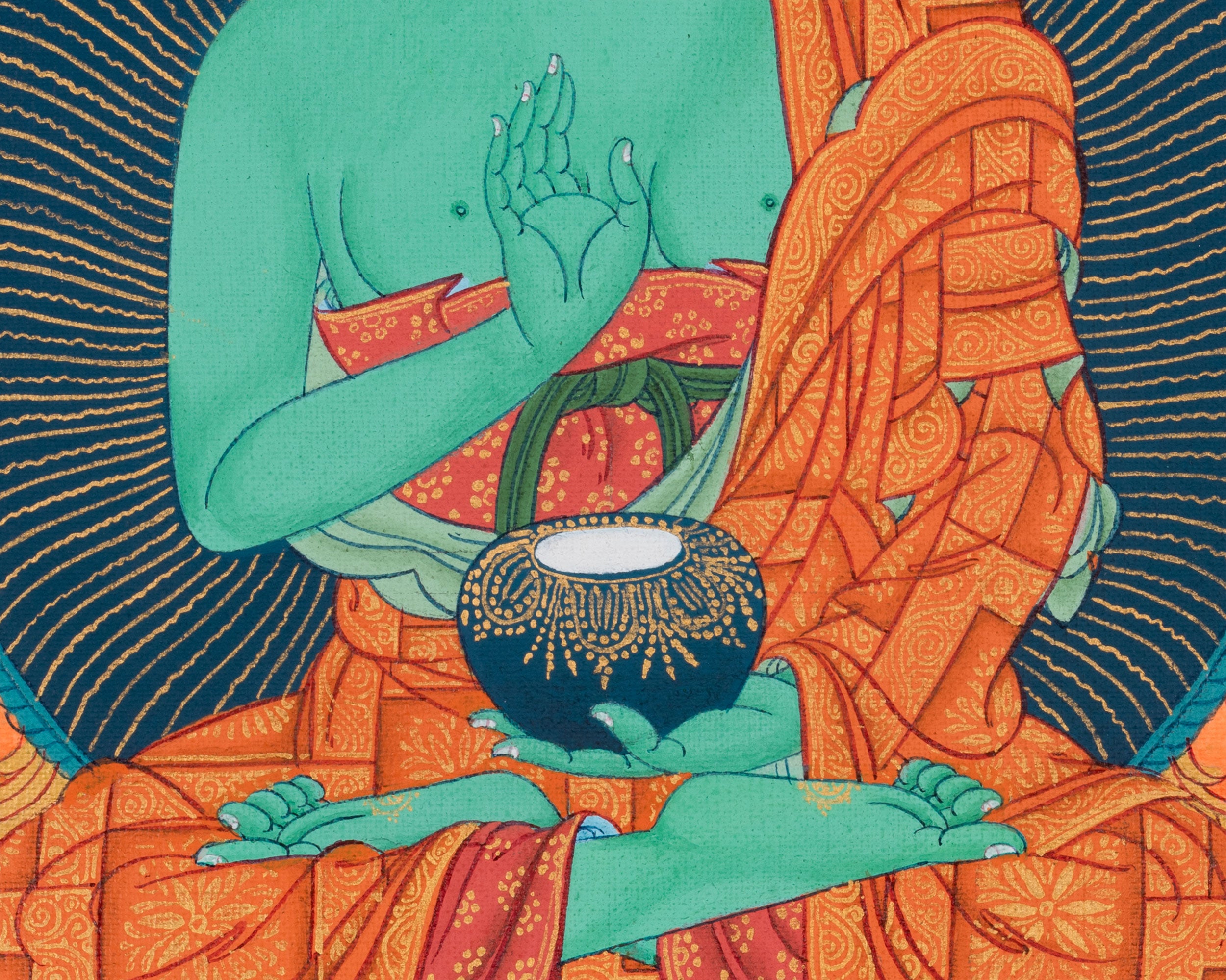 Buddha Amoghasiddhi Print | Tibetan Buddhist Art | High-Quality Giclee Print