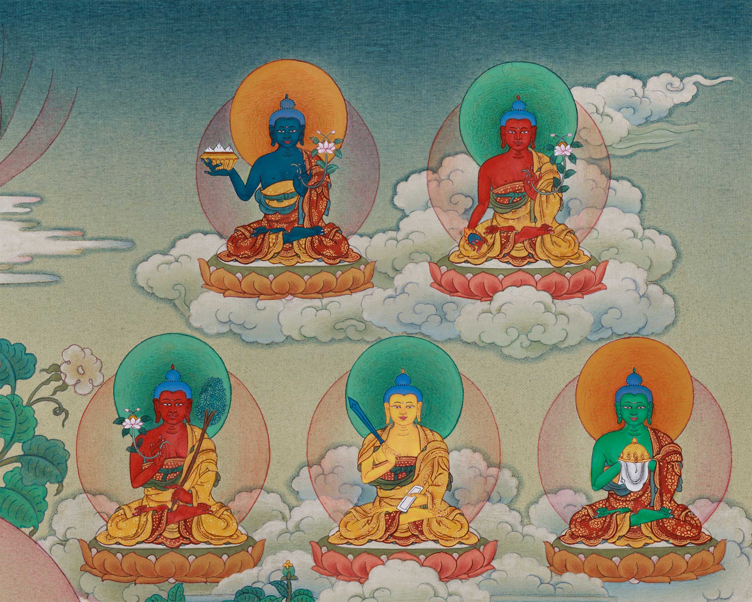 The Thirty-Five Confession Buddhas | Tapestry of Purification and Enlightenment