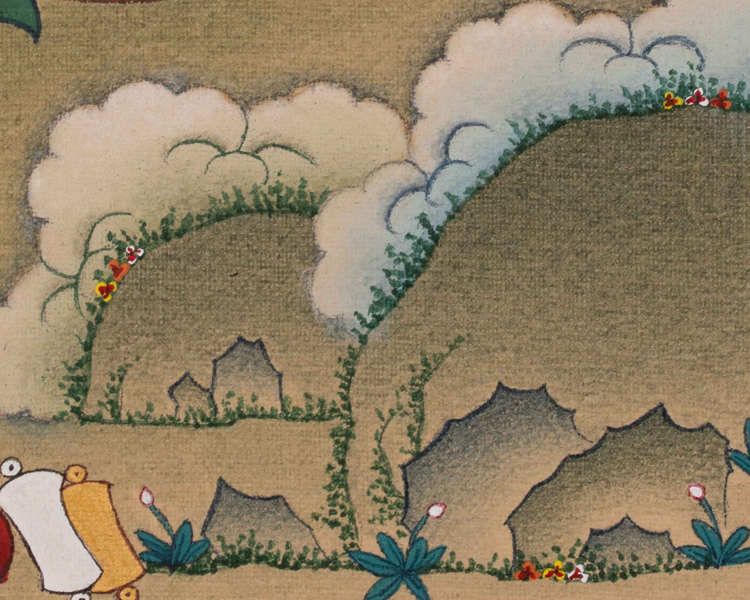 Namtoshe Spiritual Art | Tibetan Buddhist Wealth Protector Thangka