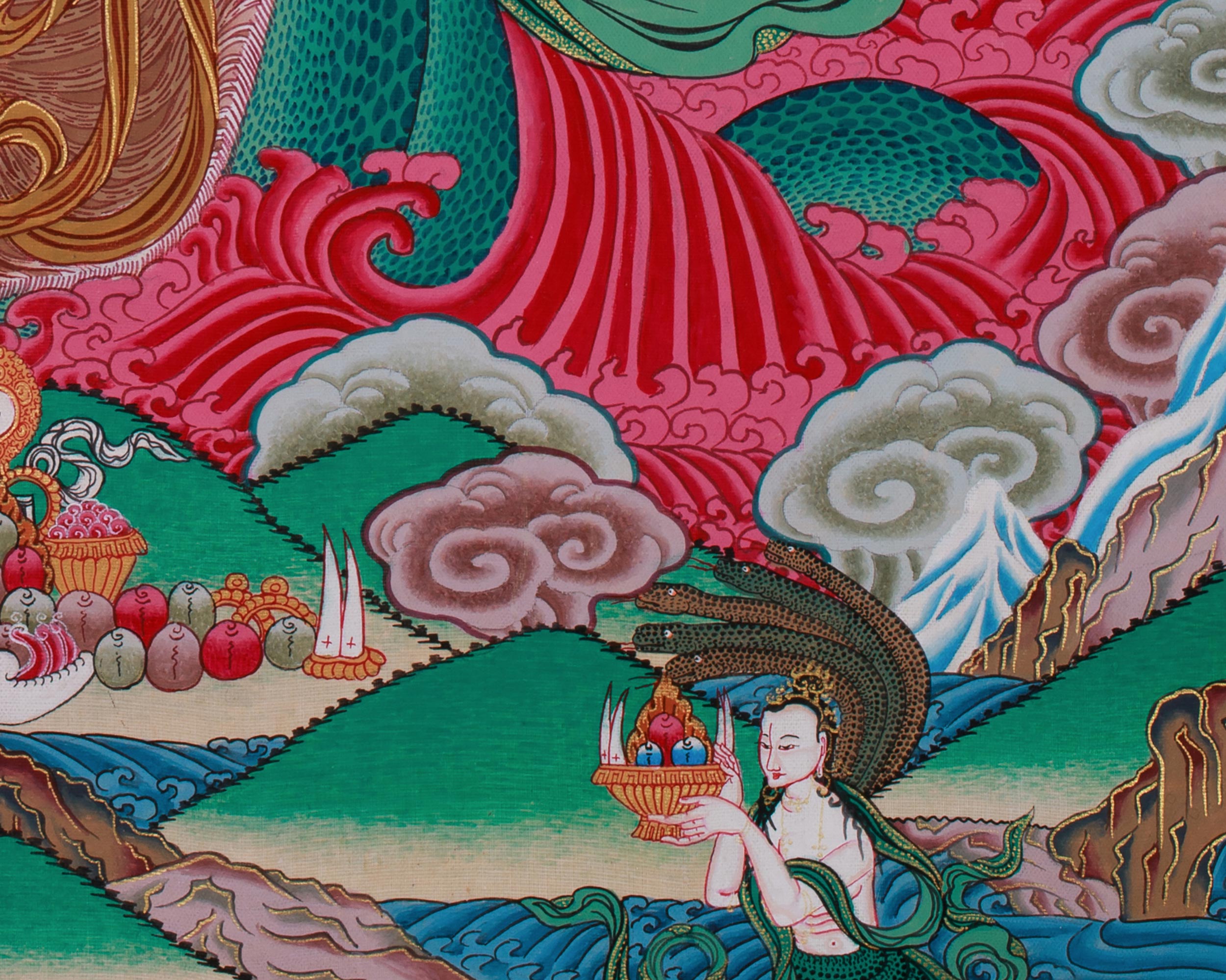 Rahula Thangka | Wrathful Protector of Spiritual Pathways