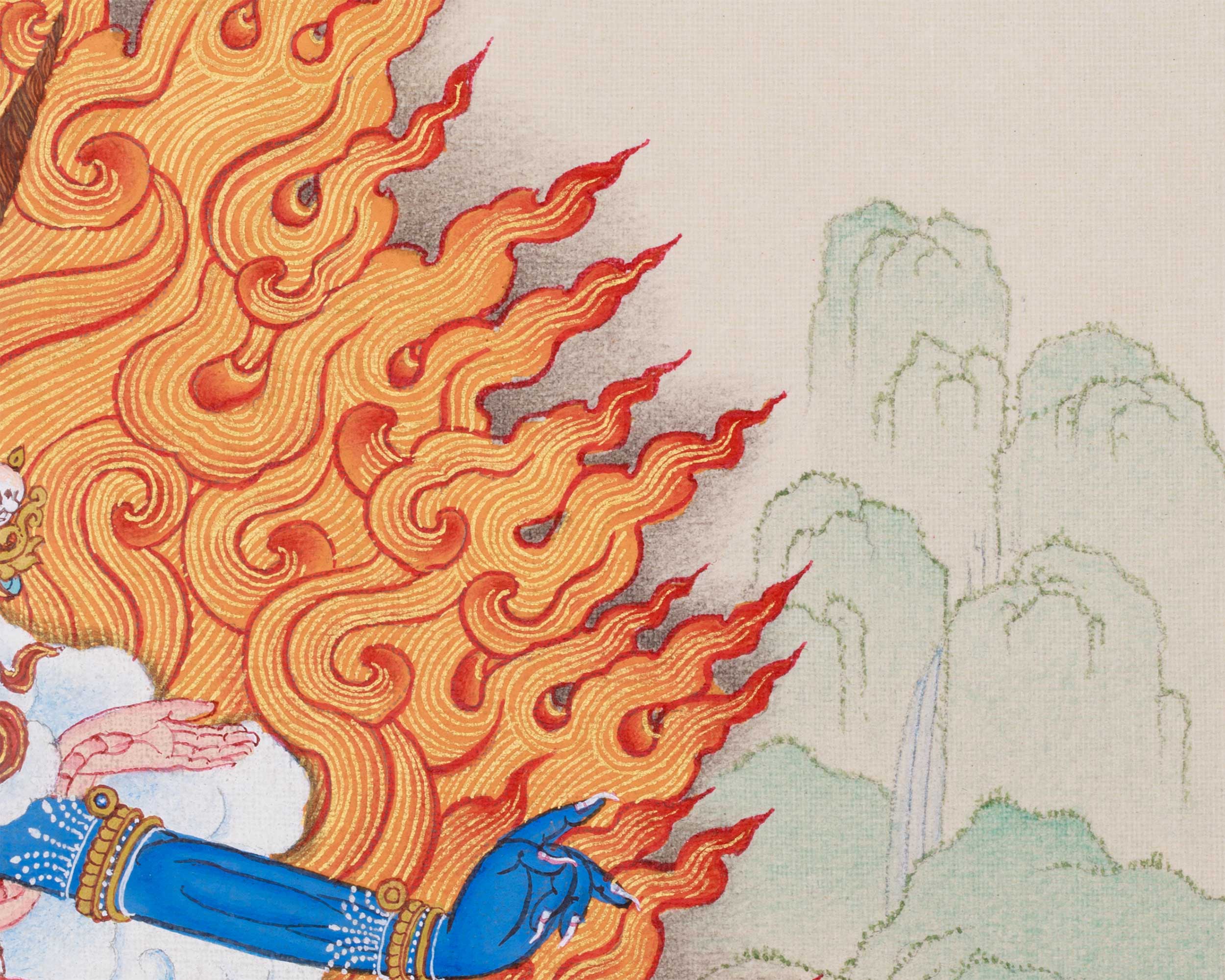 Wrathful Ekajati Thangka | One-Eyed Guardian Deity of Enlightenment