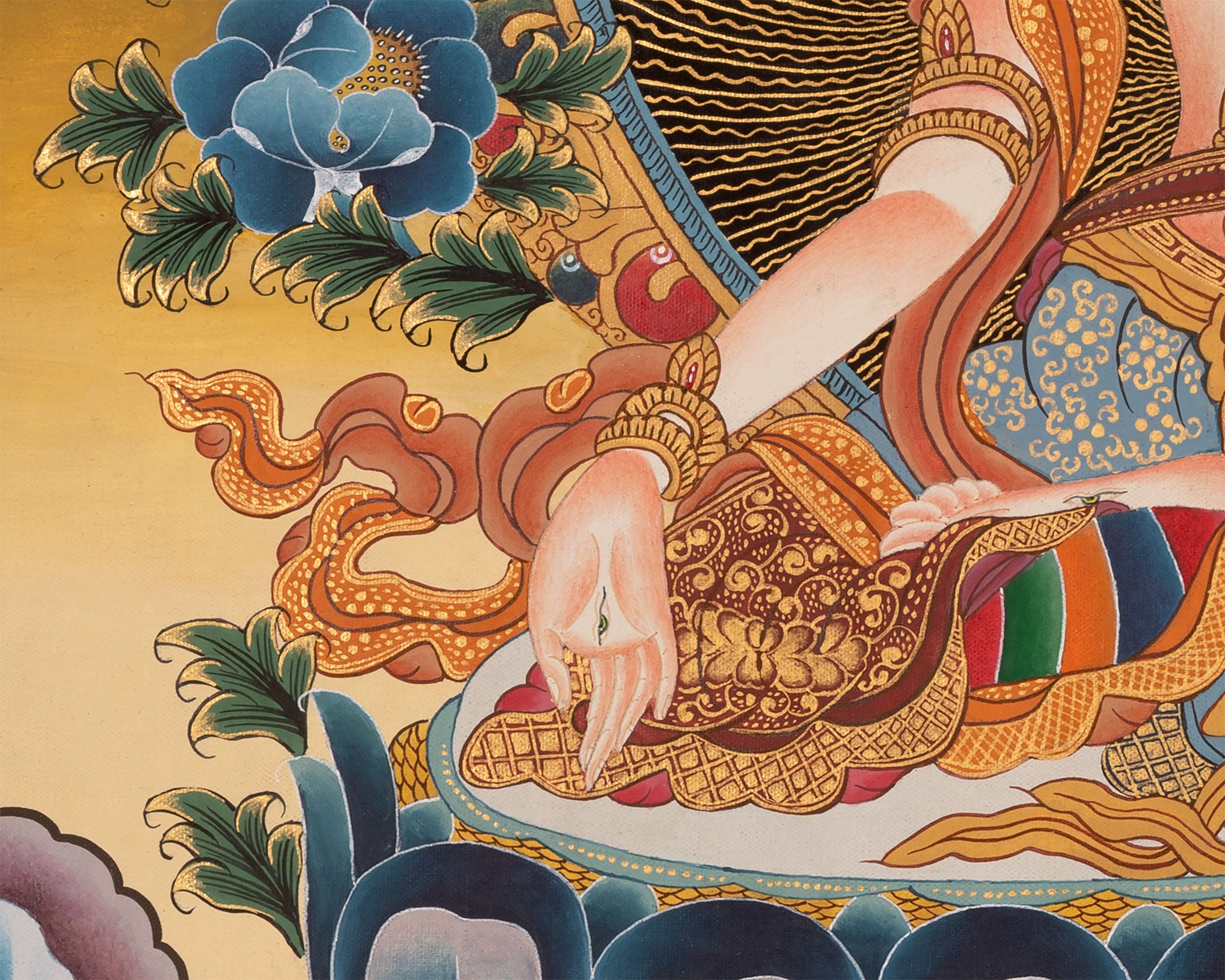 Religious White Tara Thangka | Symbol of Compassion, Healing, and Long Life