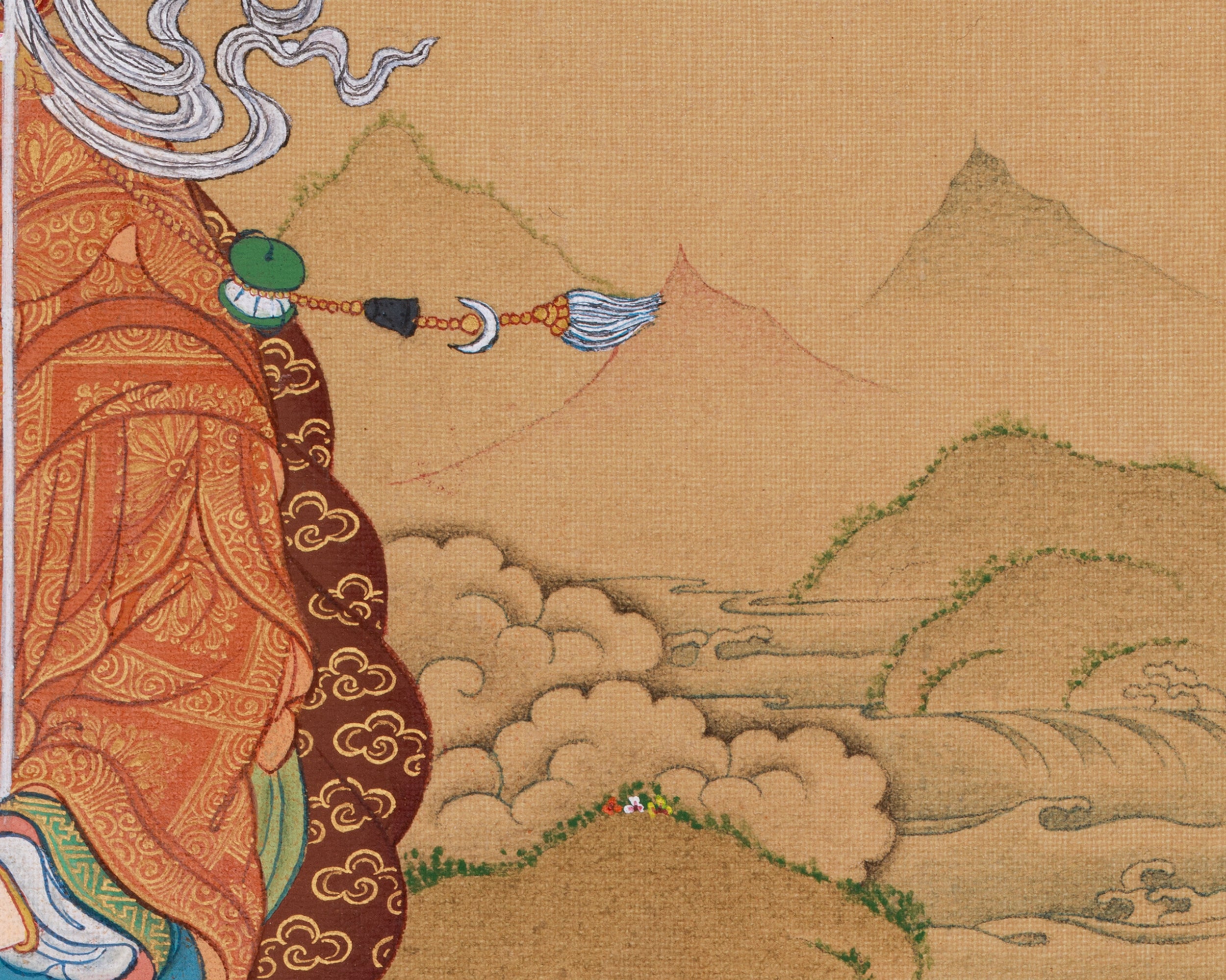 Guru Rinpoche With Amitabha | Lotus Born Guru | LHASA Hues