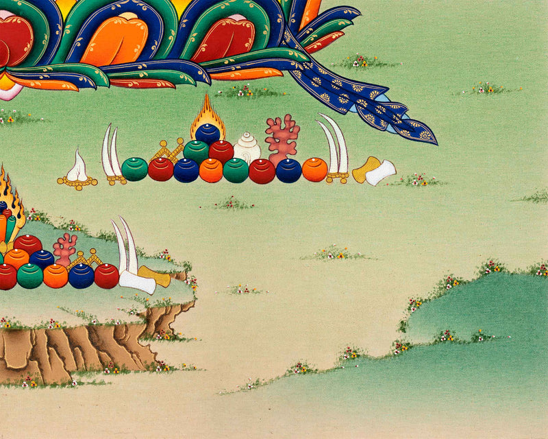 Namgyalma Thangka Print | The Goddess of Longevity | High-Quality Giclee Print