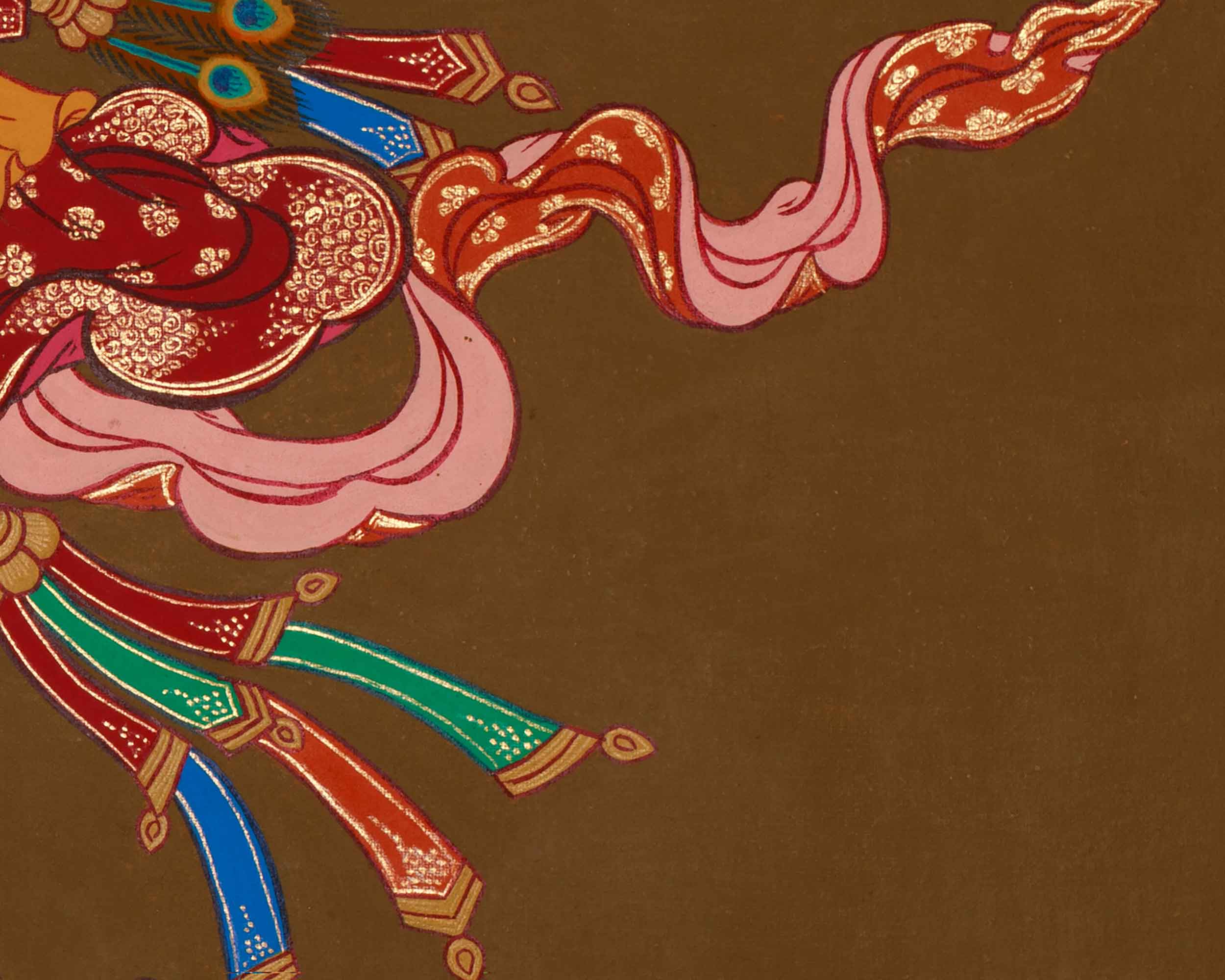 Goddess Marichi Thangka | Buddhist Deity of Light and Fearlessness