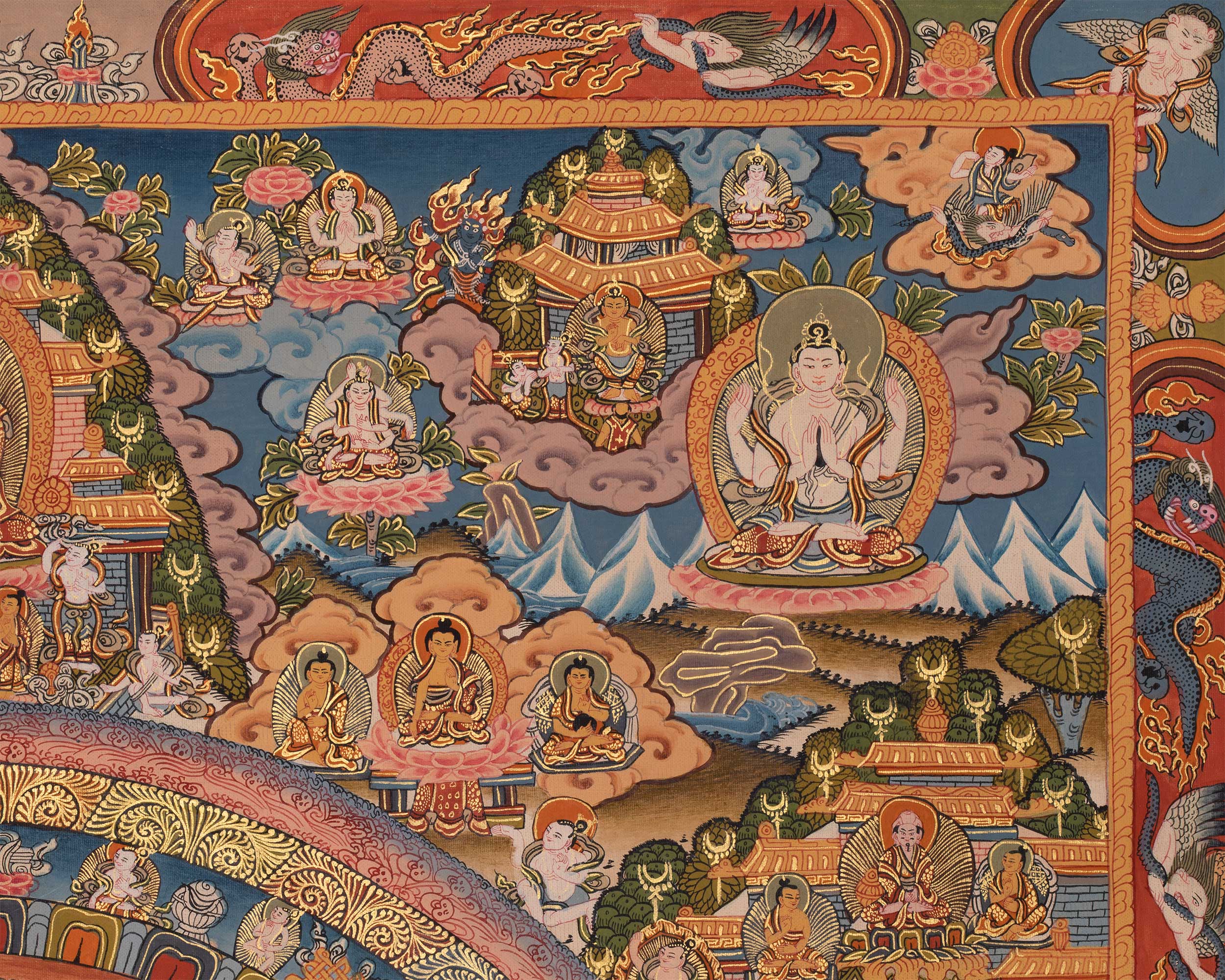 Sacred Buddha Mandala Thangka | A Powerful Symbol of Enlightenment and Peace