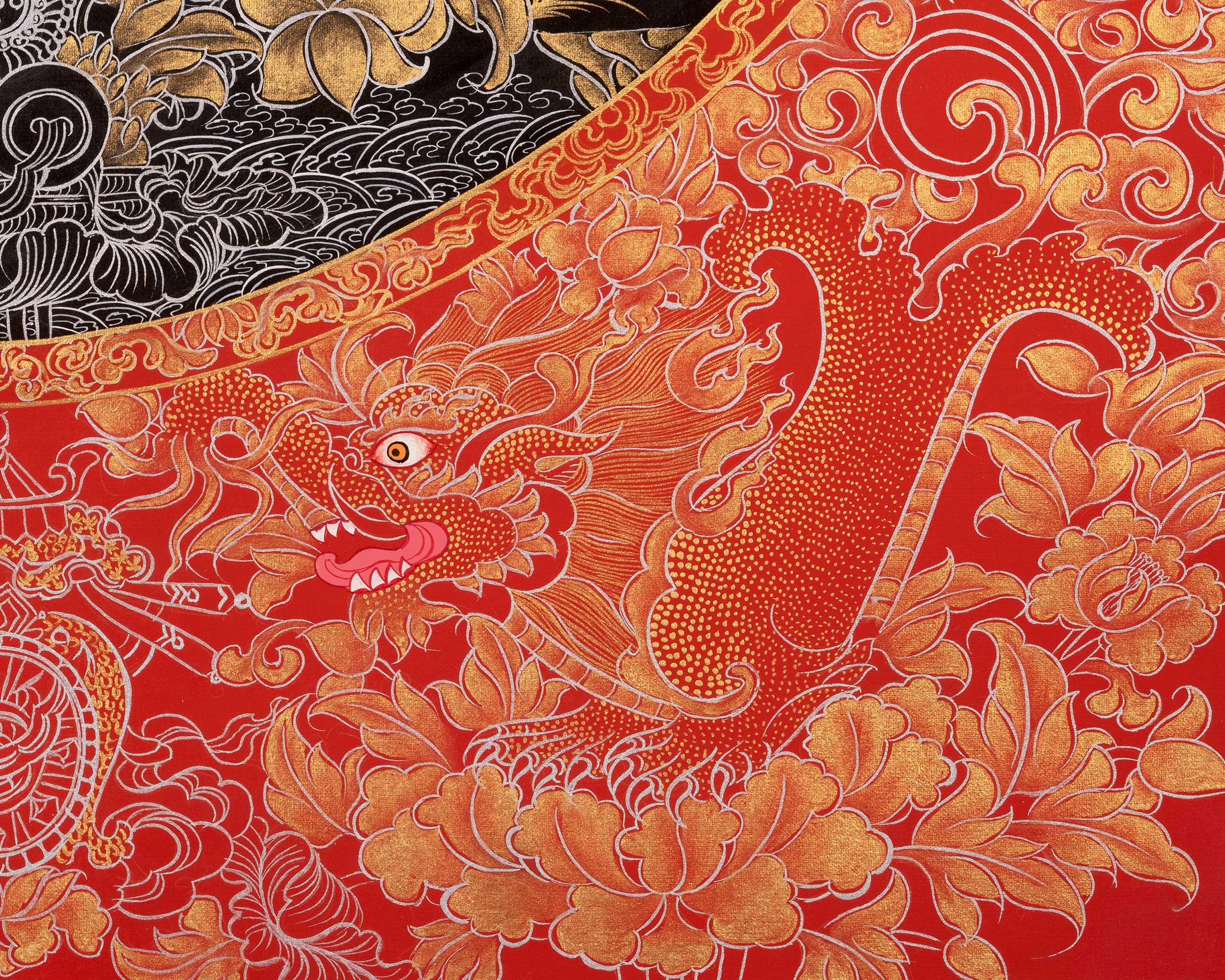 Bodhisattva Chengrezig Thangka | Original Handpainted Art | Traditional Painting