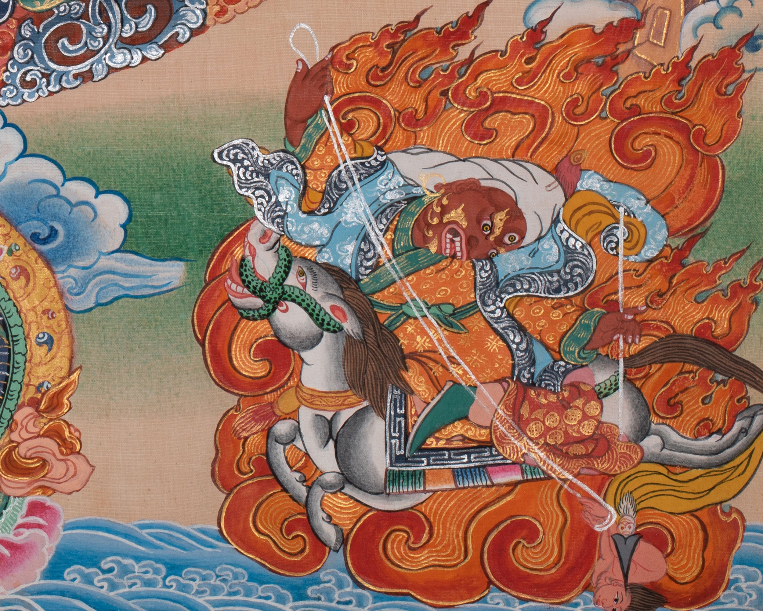 Colorful Mandala Thangka | Unique Tibetan Thanka