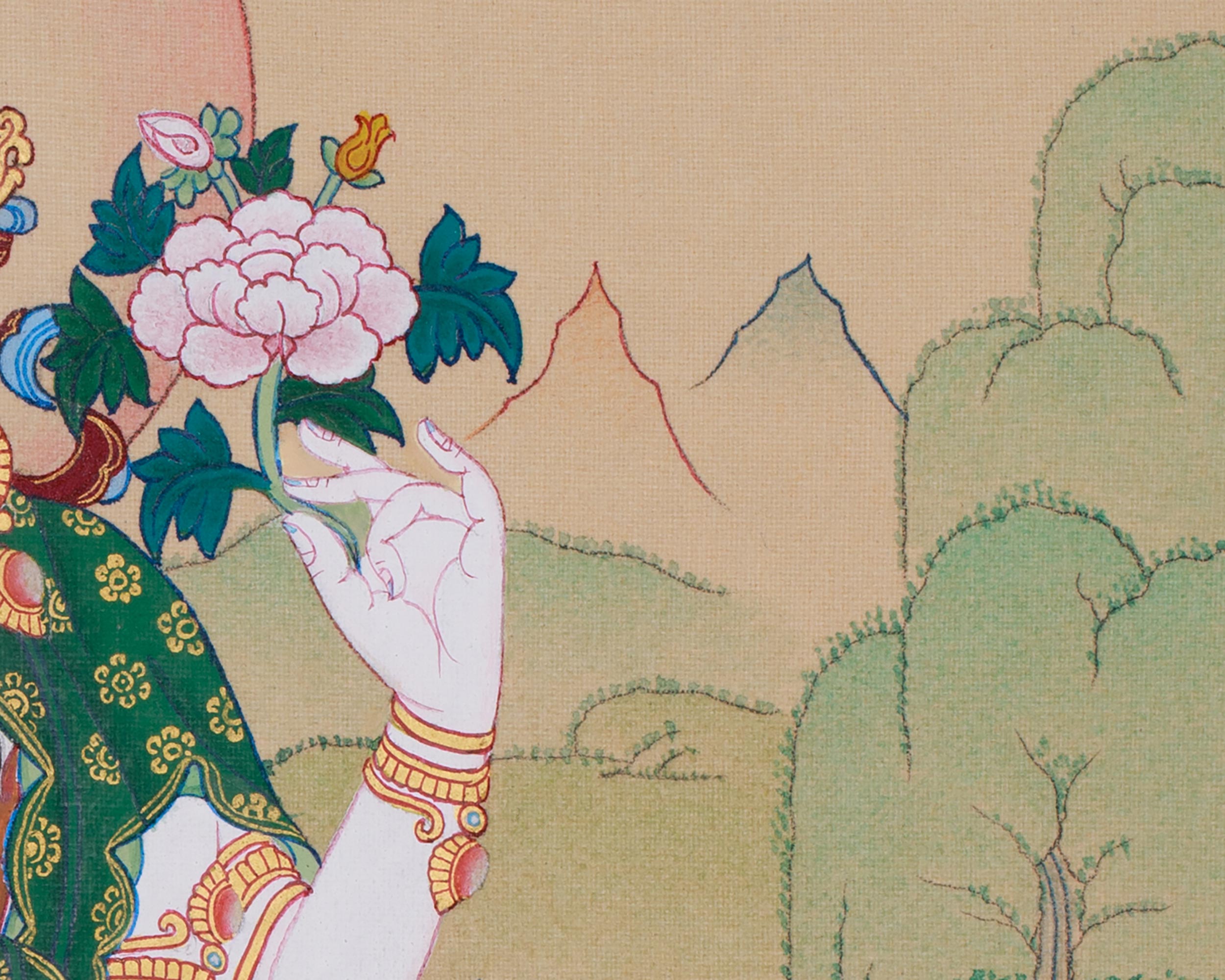 Four-Armed Avalokiteshvara, Compassion Buddha | Tibetan Bodhisattva of Mercy