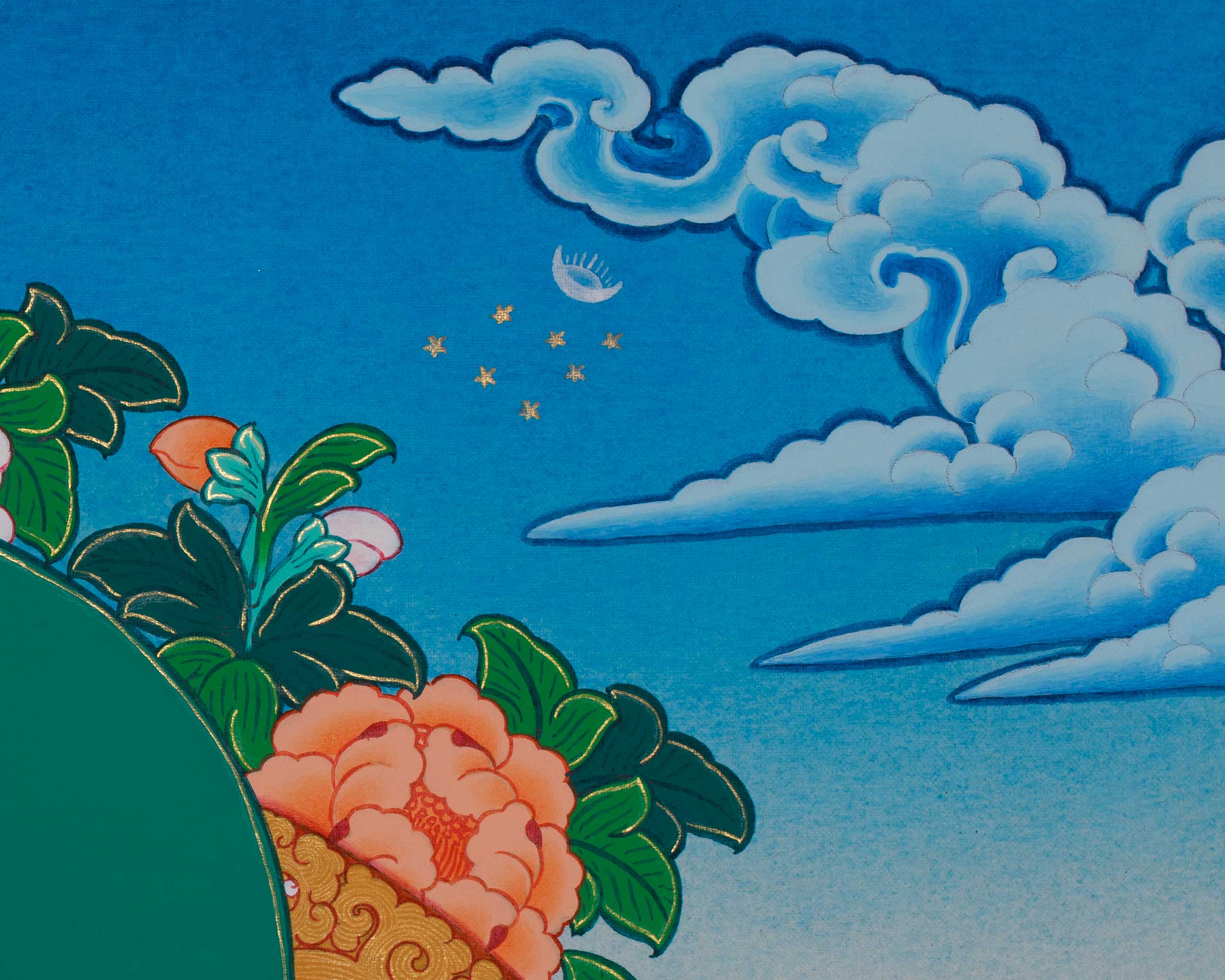 Original Thangka of Gautama Buddha | The Buddha of Enlightenment