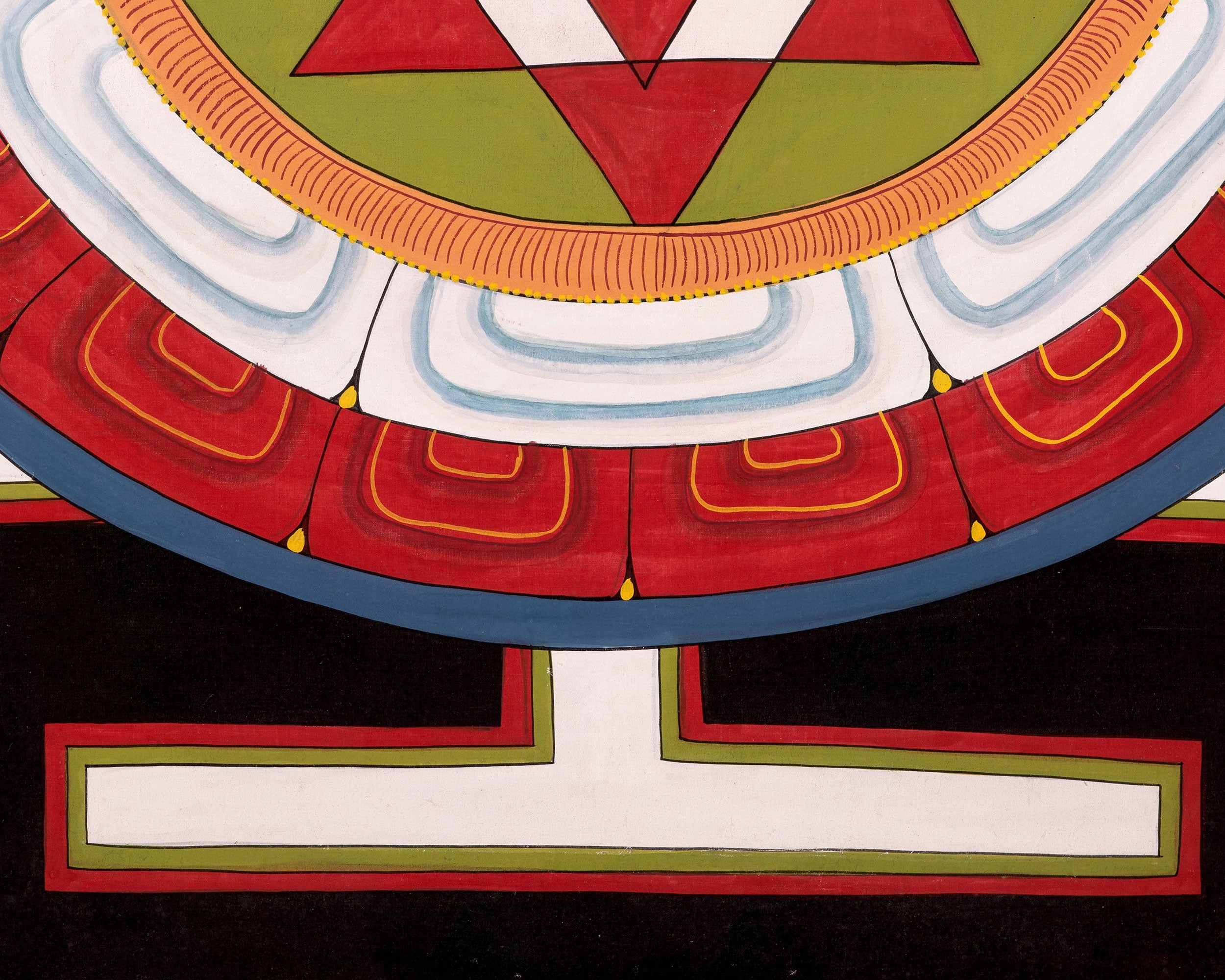 Shree Yantra Mandala Thangka | Meditation Artwork