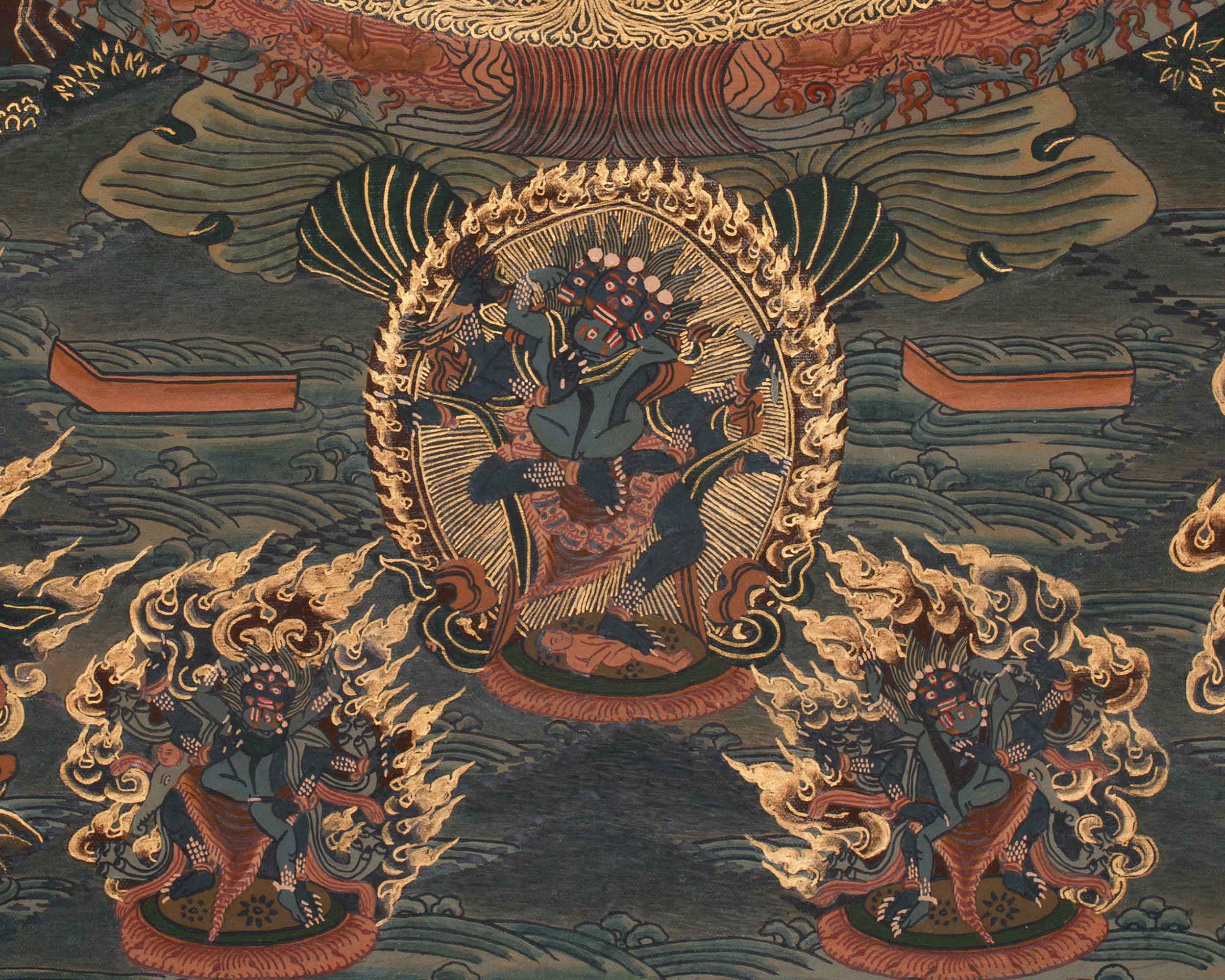 Sacred Buddha Mandala Artwork | Symbol of Enlightenment & Cosmic Balance