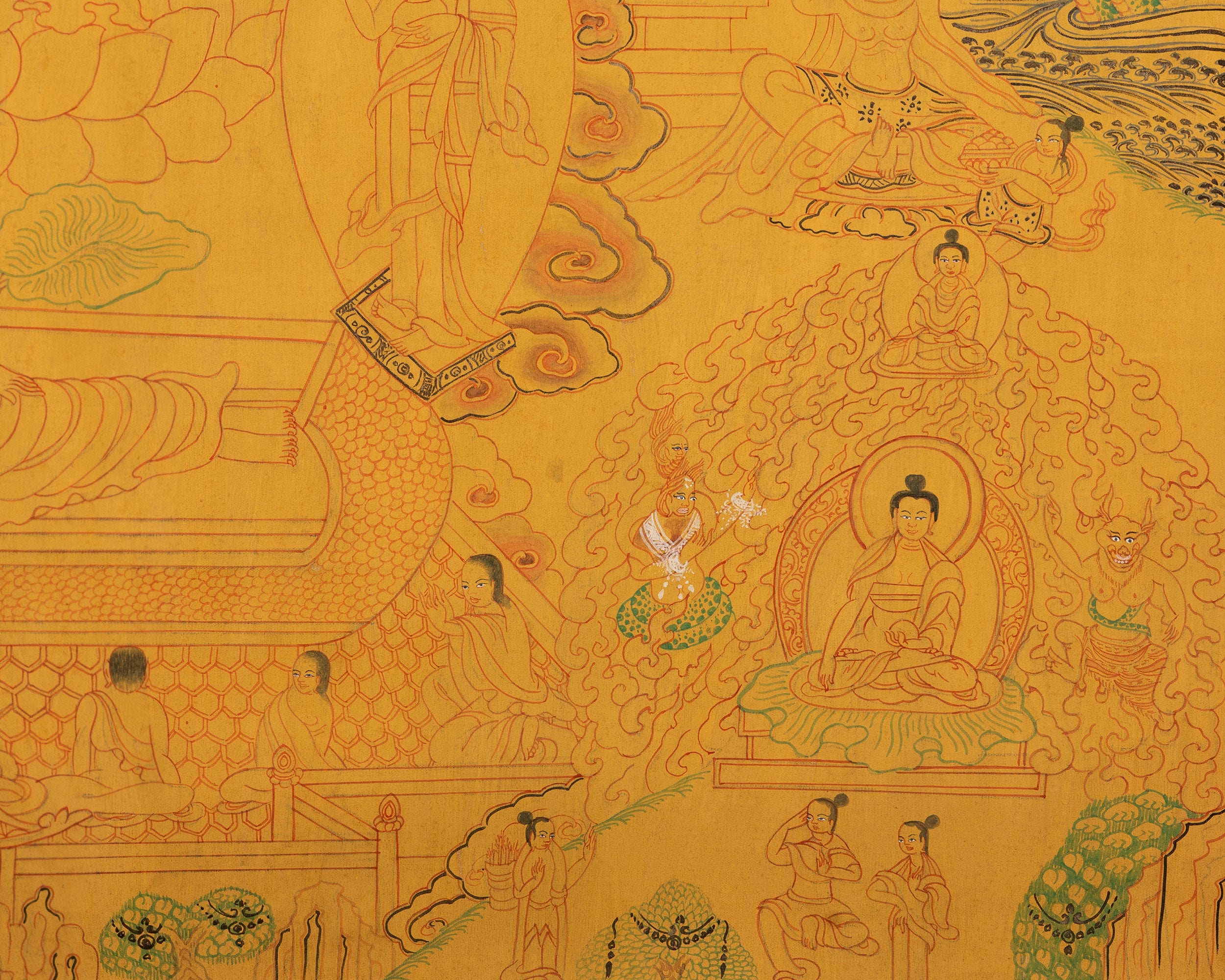 Shakyamuni Buddha Life Story | Tibetan Artwork