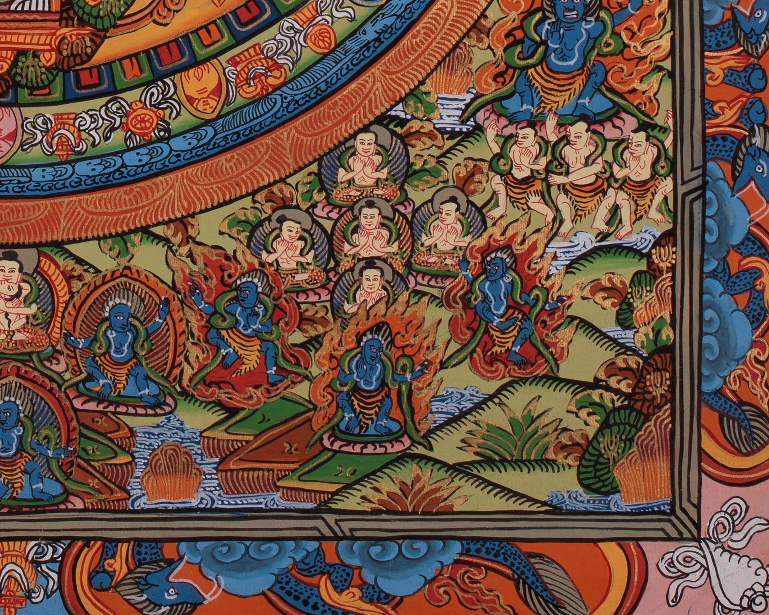 Buddha Mandala Tibetan Art | Representing Enlightened Wisdom and Harmony