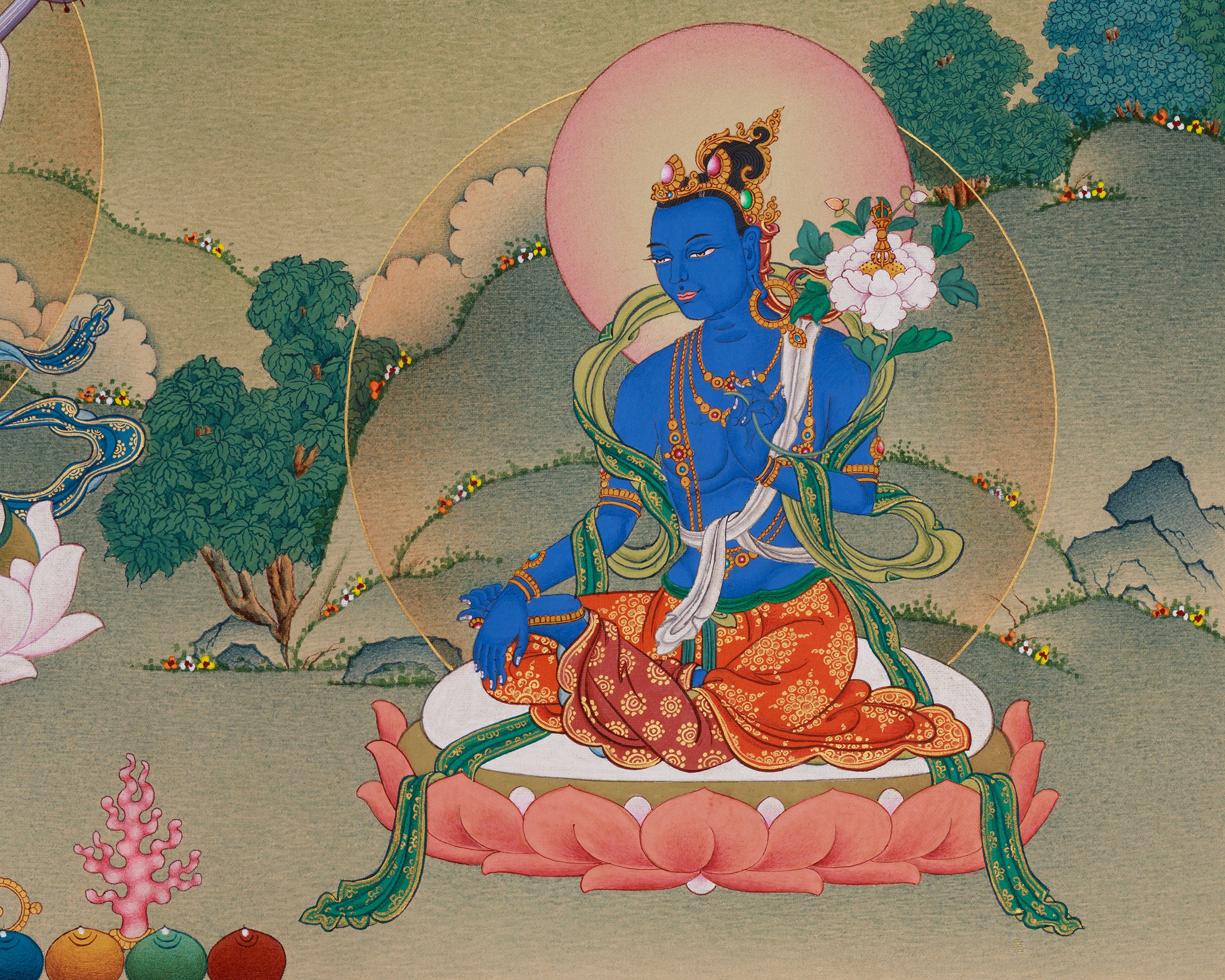 Five Manjushree | The Five Wisdom Aspects of the Enlightened Bodhisattva