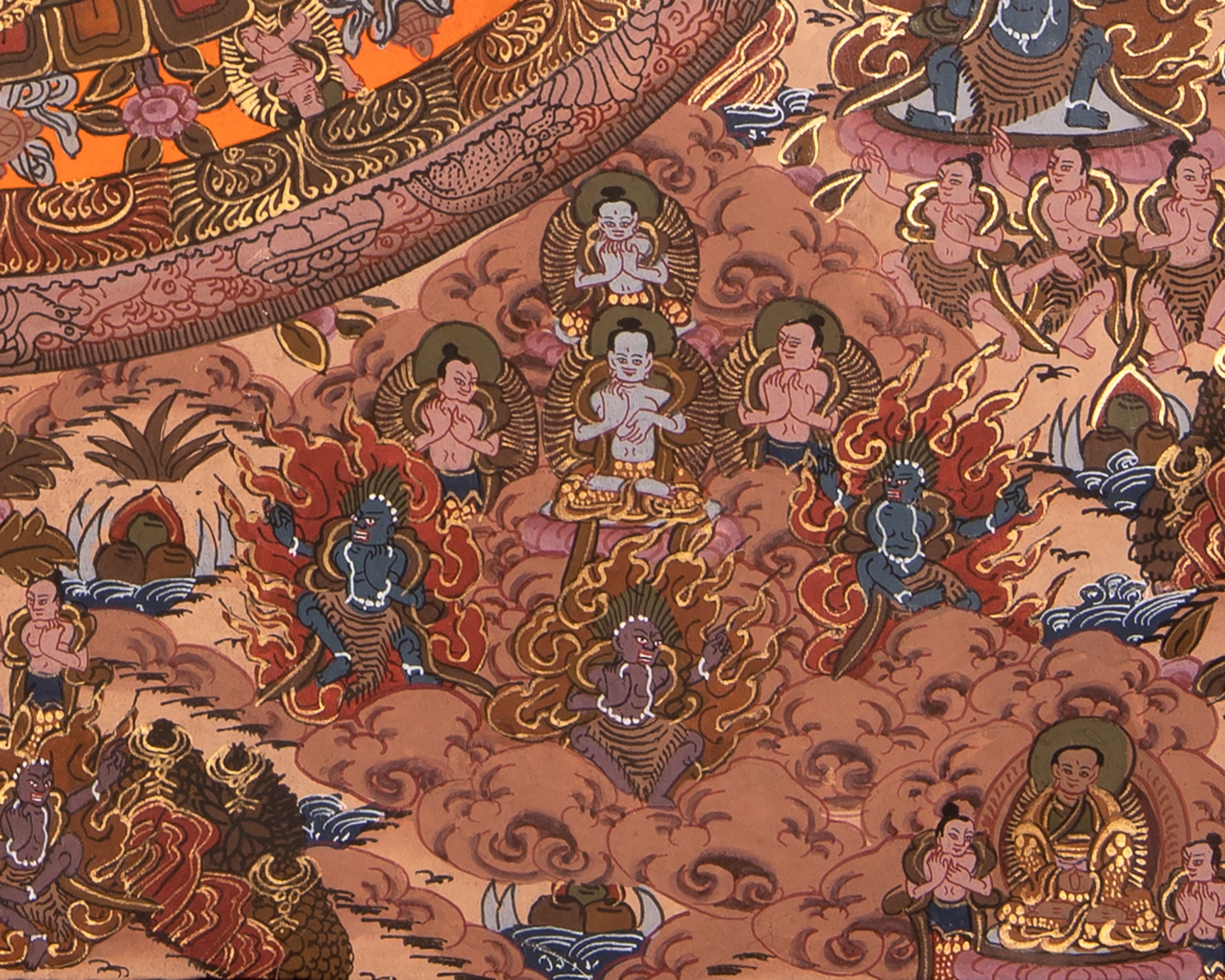 Buddhist Deity Mandala Thangka | A Gateway to Inner Awakening