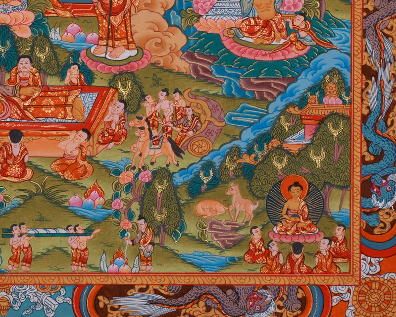 Life Story of Buddha Thangka | Journey to Enlightenment