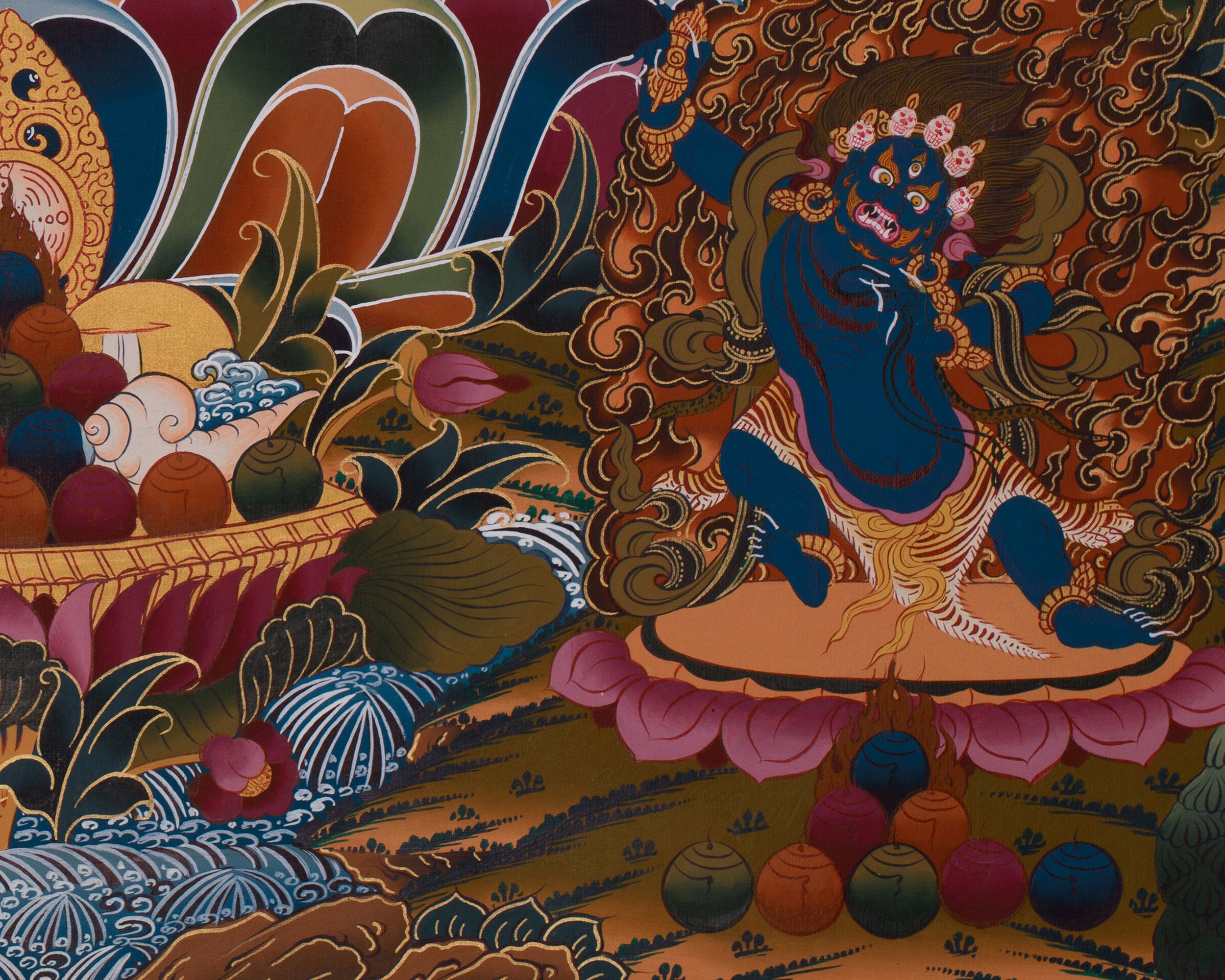 Three Great Bodhisattvas of Compassion and Enlightened Wisdom and Power